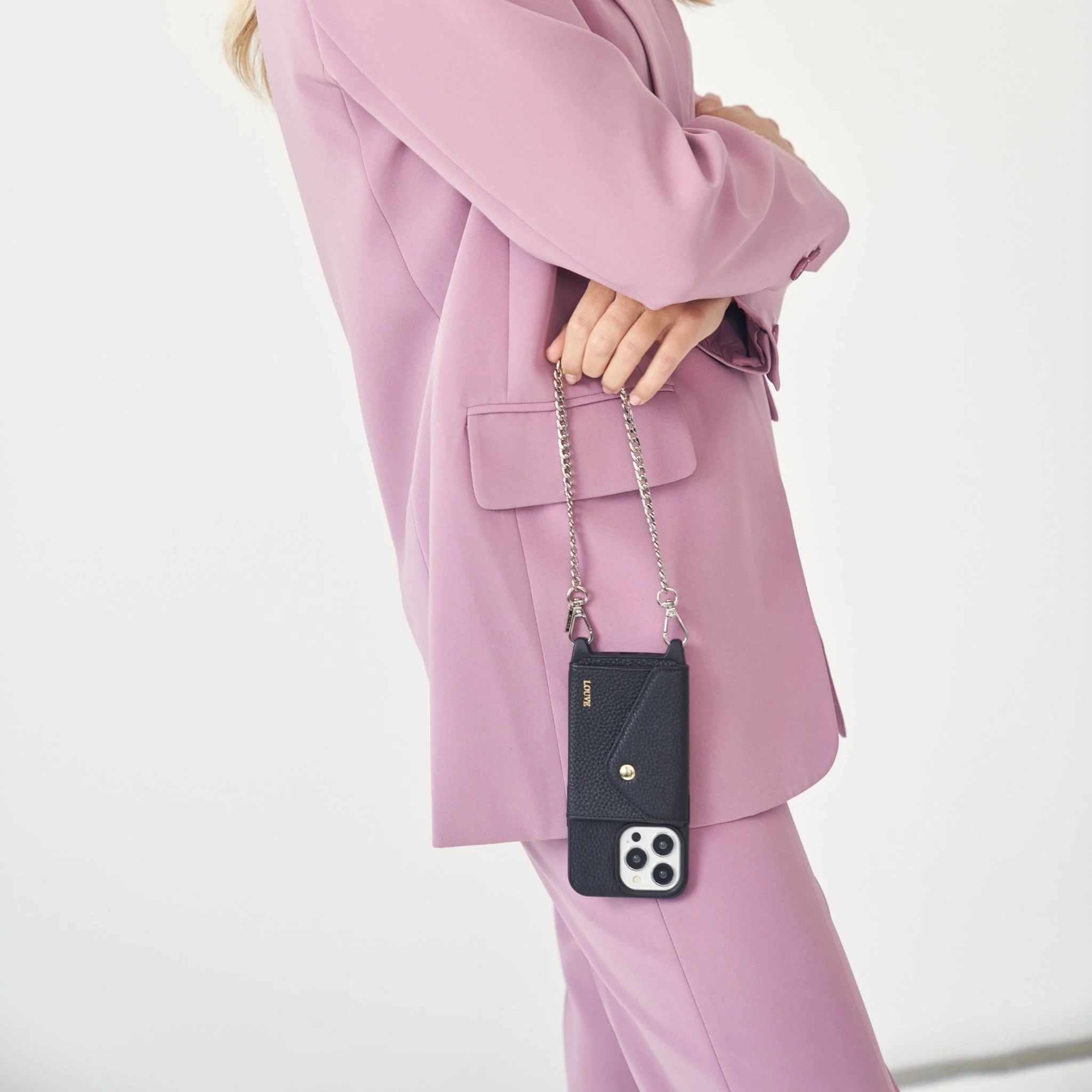 Ava Silver-Plated Phone Wristlet - Image 4