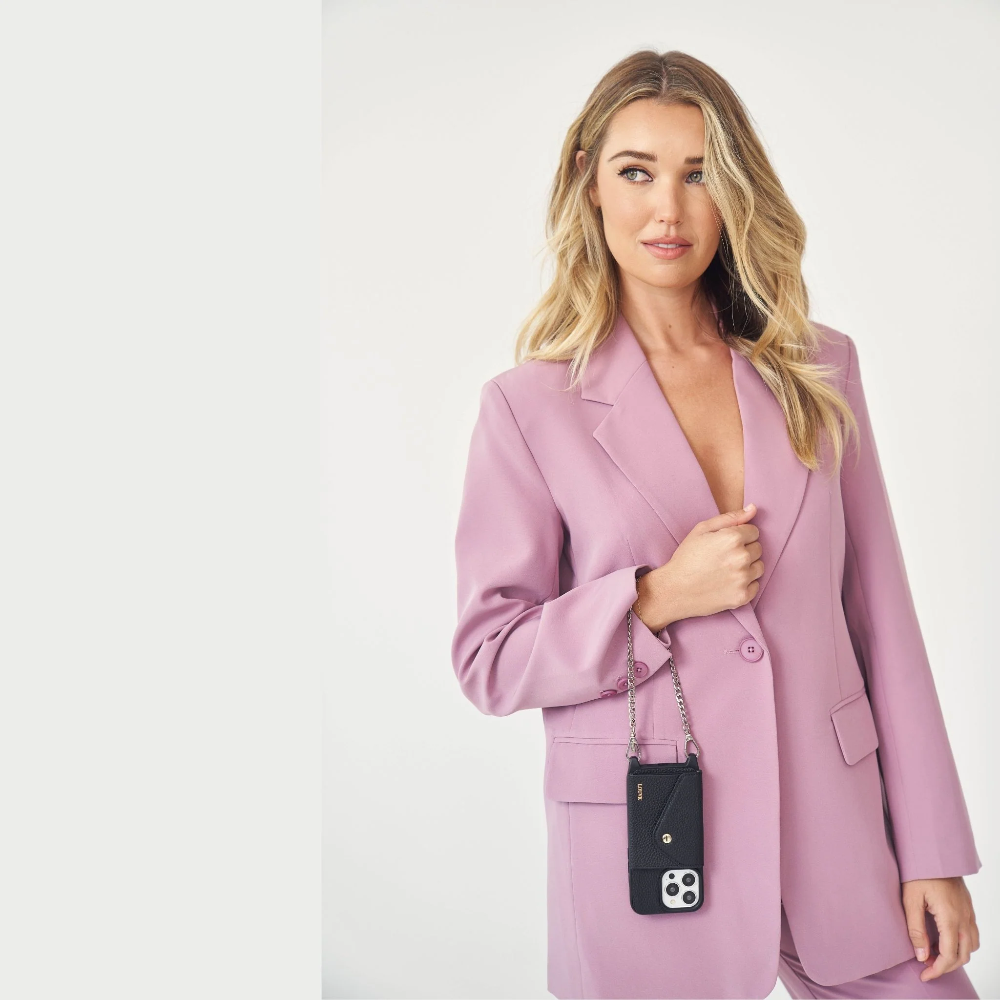 Ava Silver-Plated Phone Wristlet - Image 6