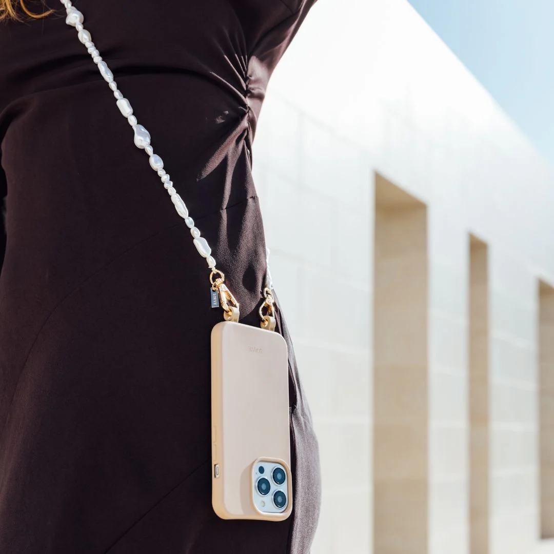 Moon Pearl Crossbody Phone Chain - Image 3