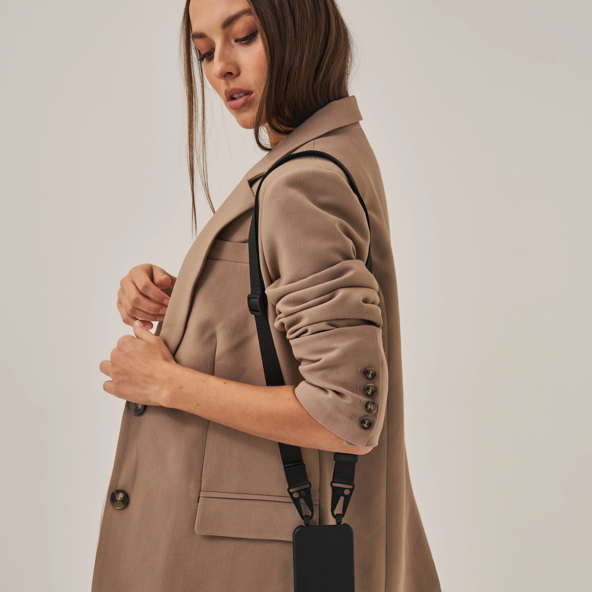 Midnight Sky Black Crossbody Phone Lanyard - Image 11