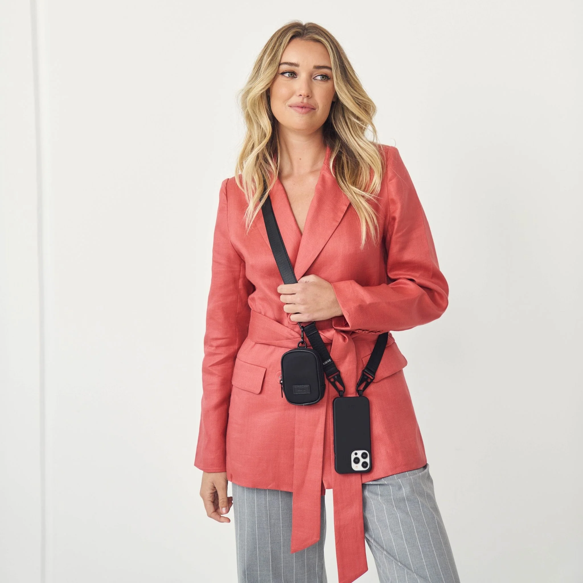 Midnight Sky Black Crossbody Phone Lanyard - Image 5