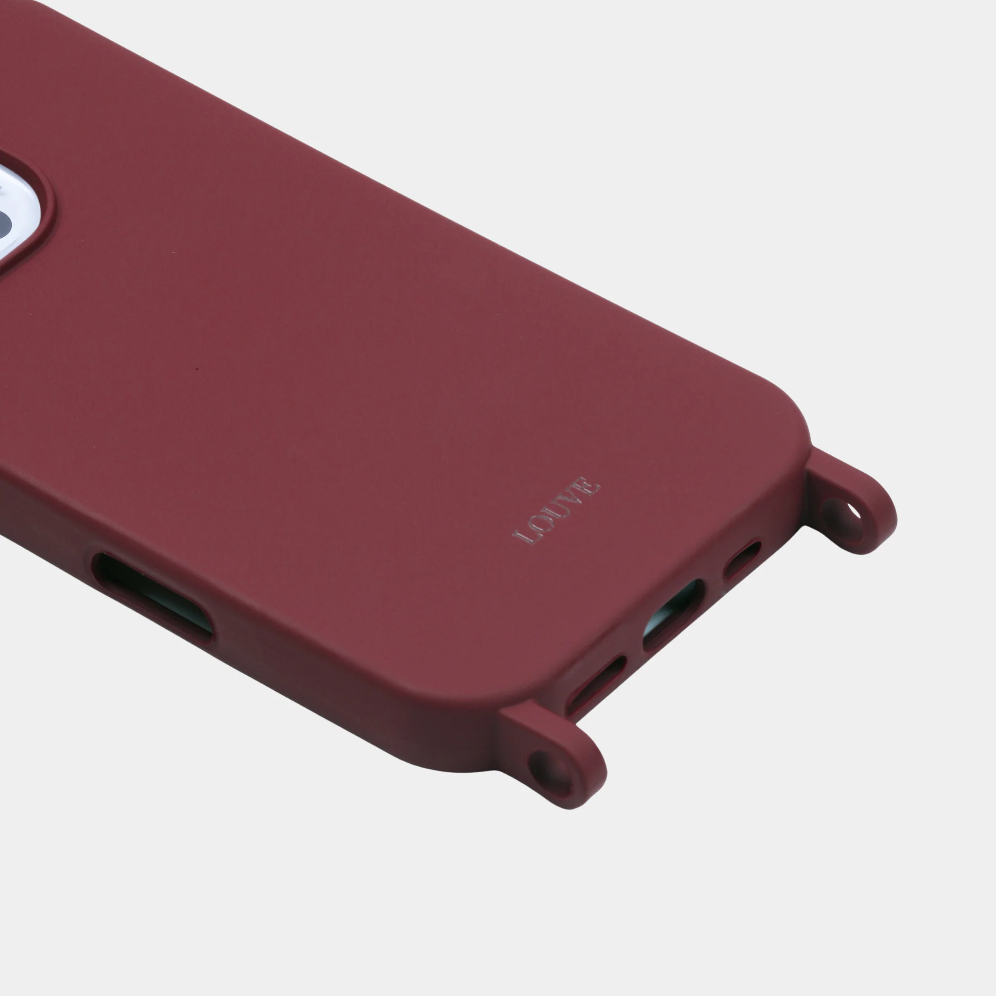 Burgundy Red Phone Case - Image 7