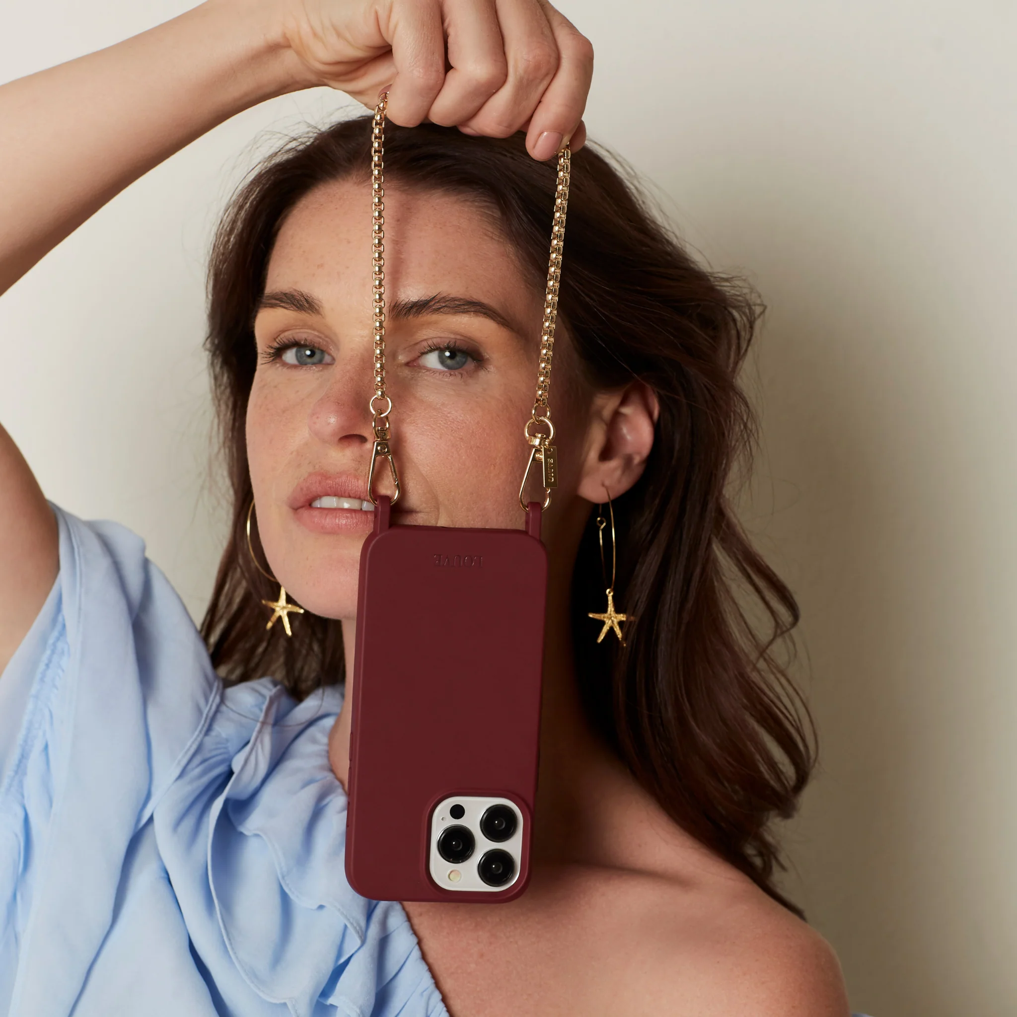 Burgundy Red Phone Case - Image 11