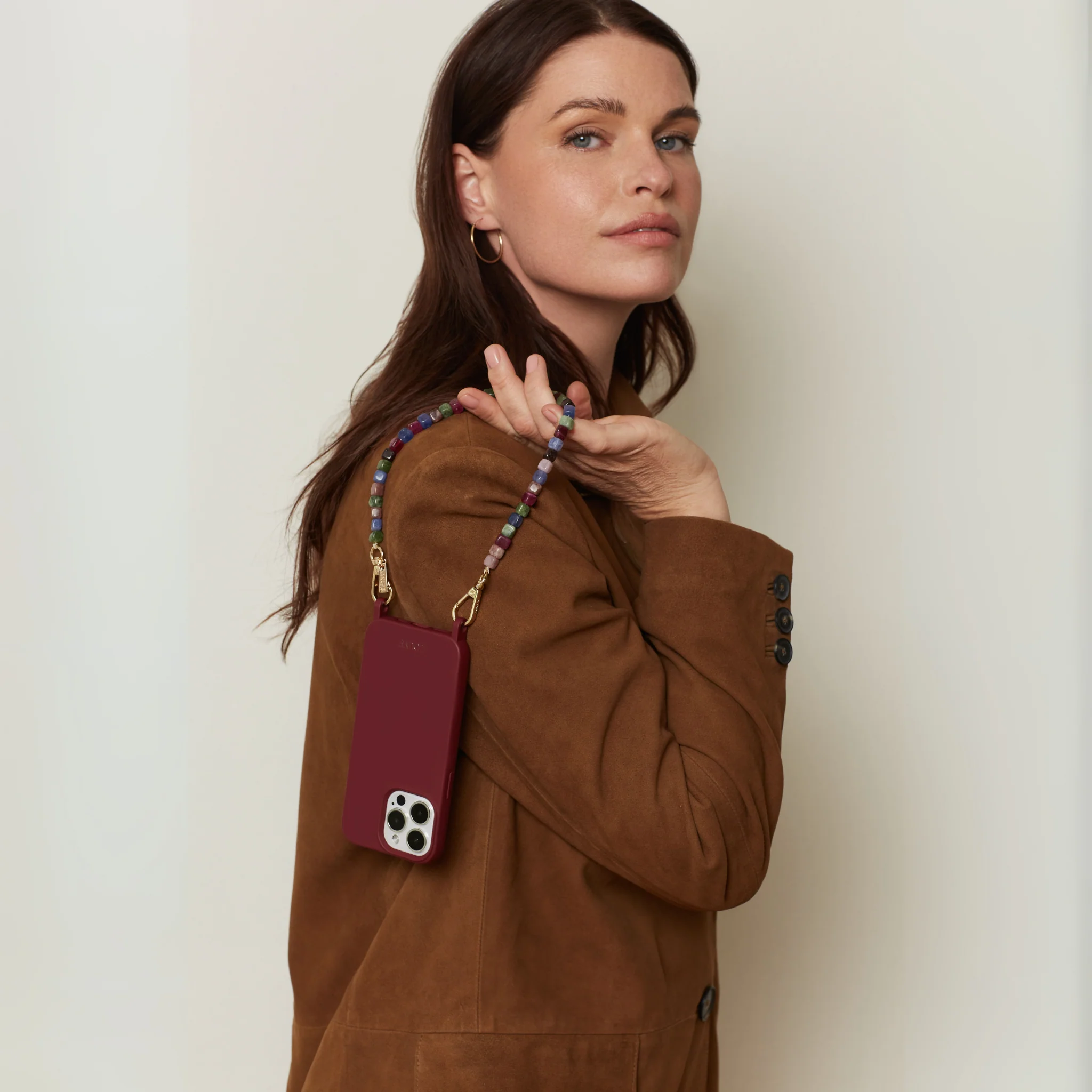 Burgundy Red Phone Case - Image 15