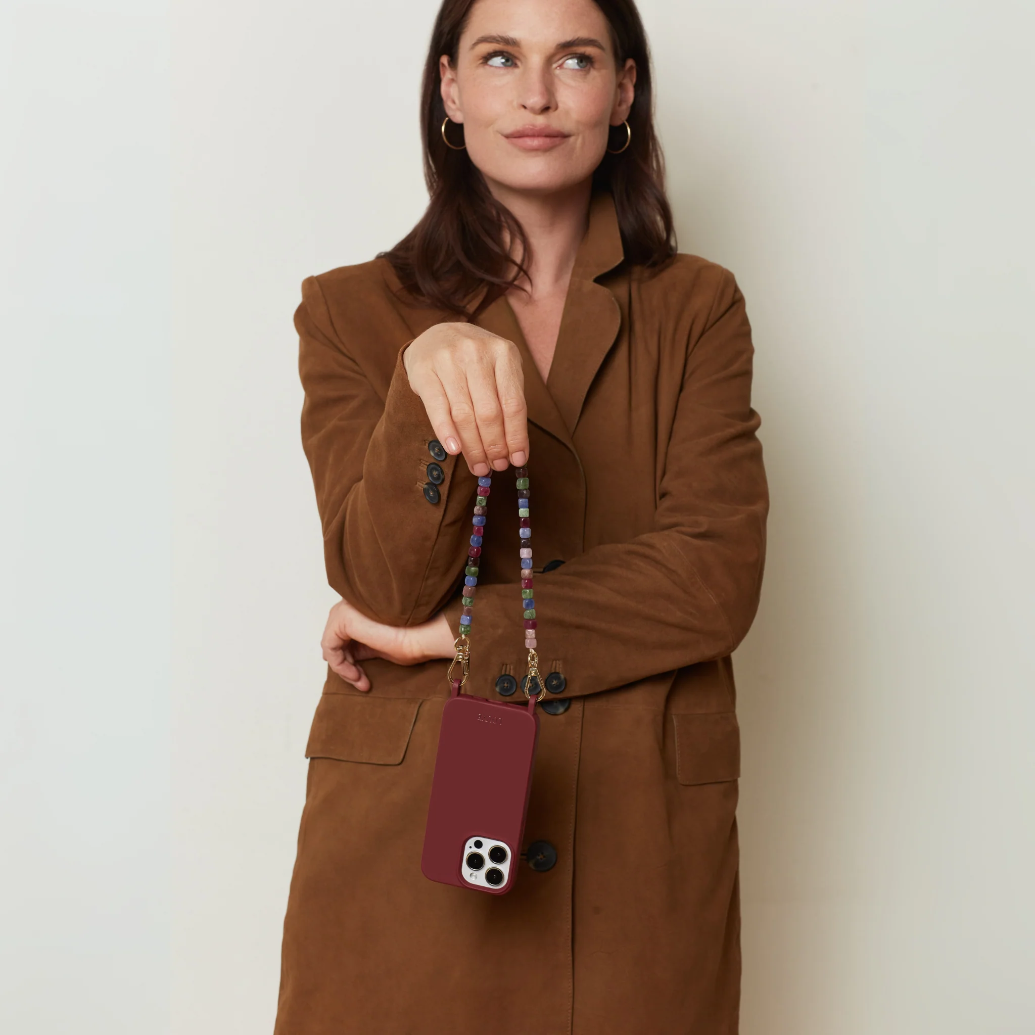 Burgundy Red Phone Case - Image 14