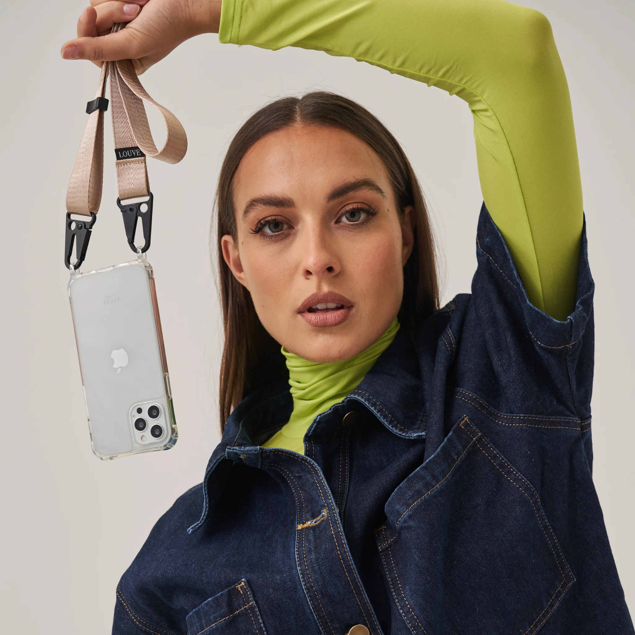 Latte Love Nude Crossbody Phone Lanyard - Image 12