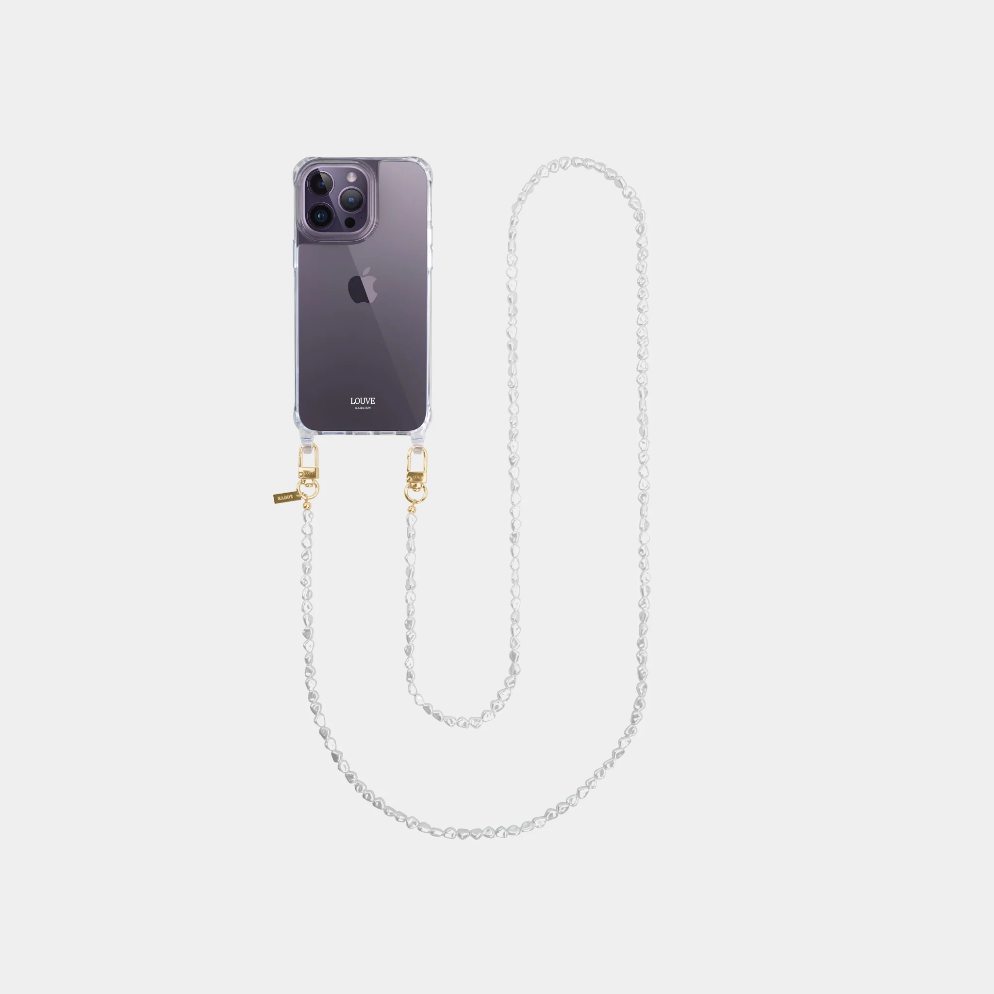 Clear Phone Case + Pearl Chain - Image 10