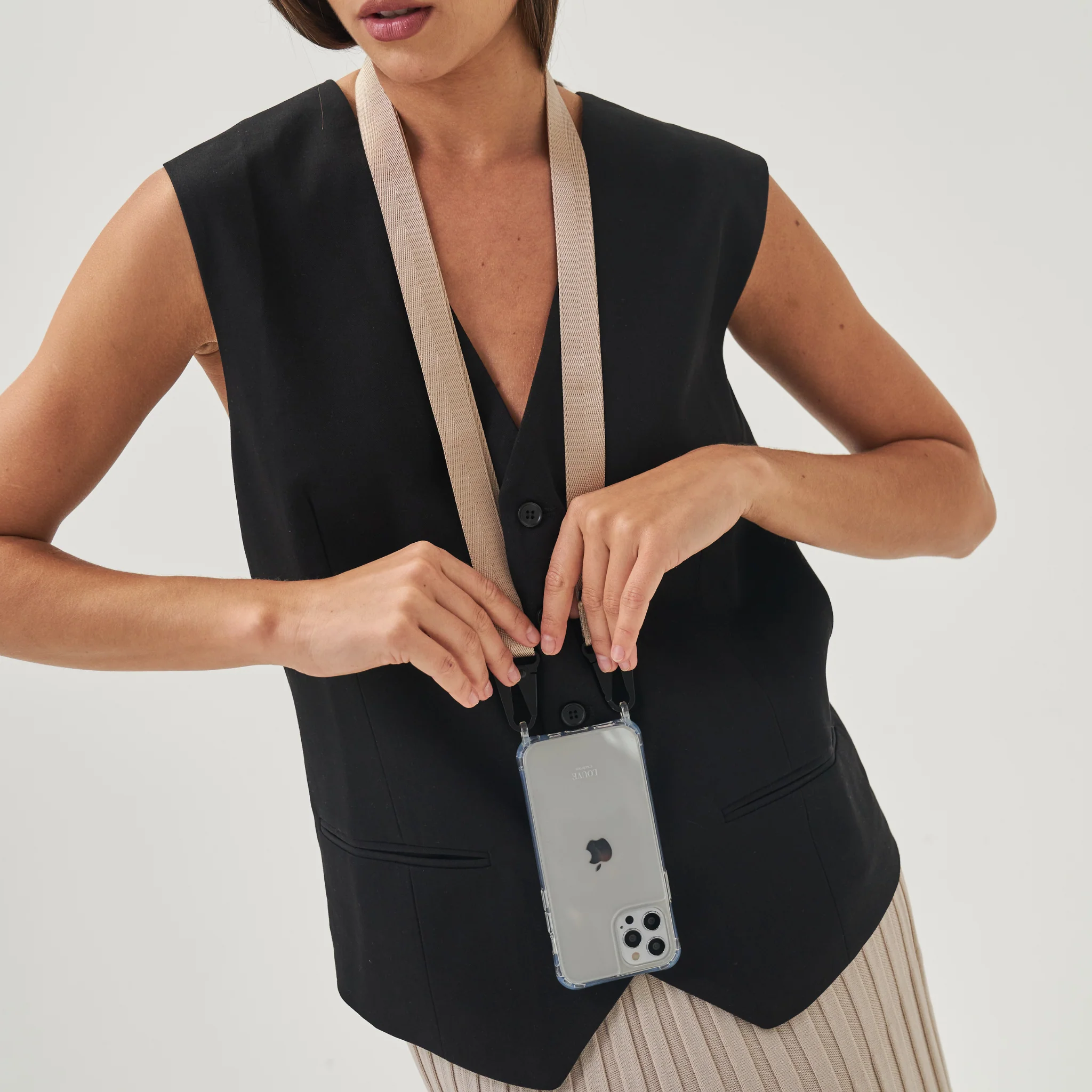 Classic Clear Crossbody Phone Case - Image 18