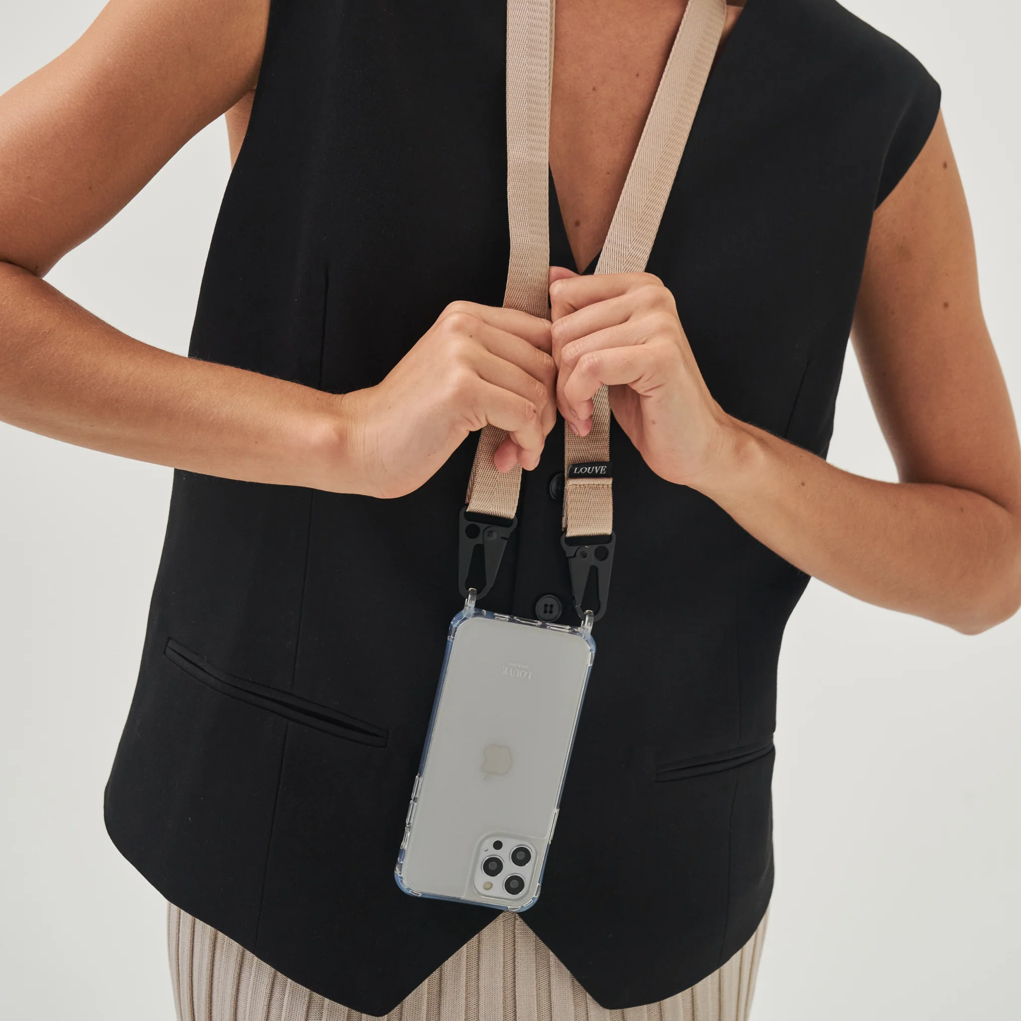 Classic Clear Crossbody Phone Case - Image 19