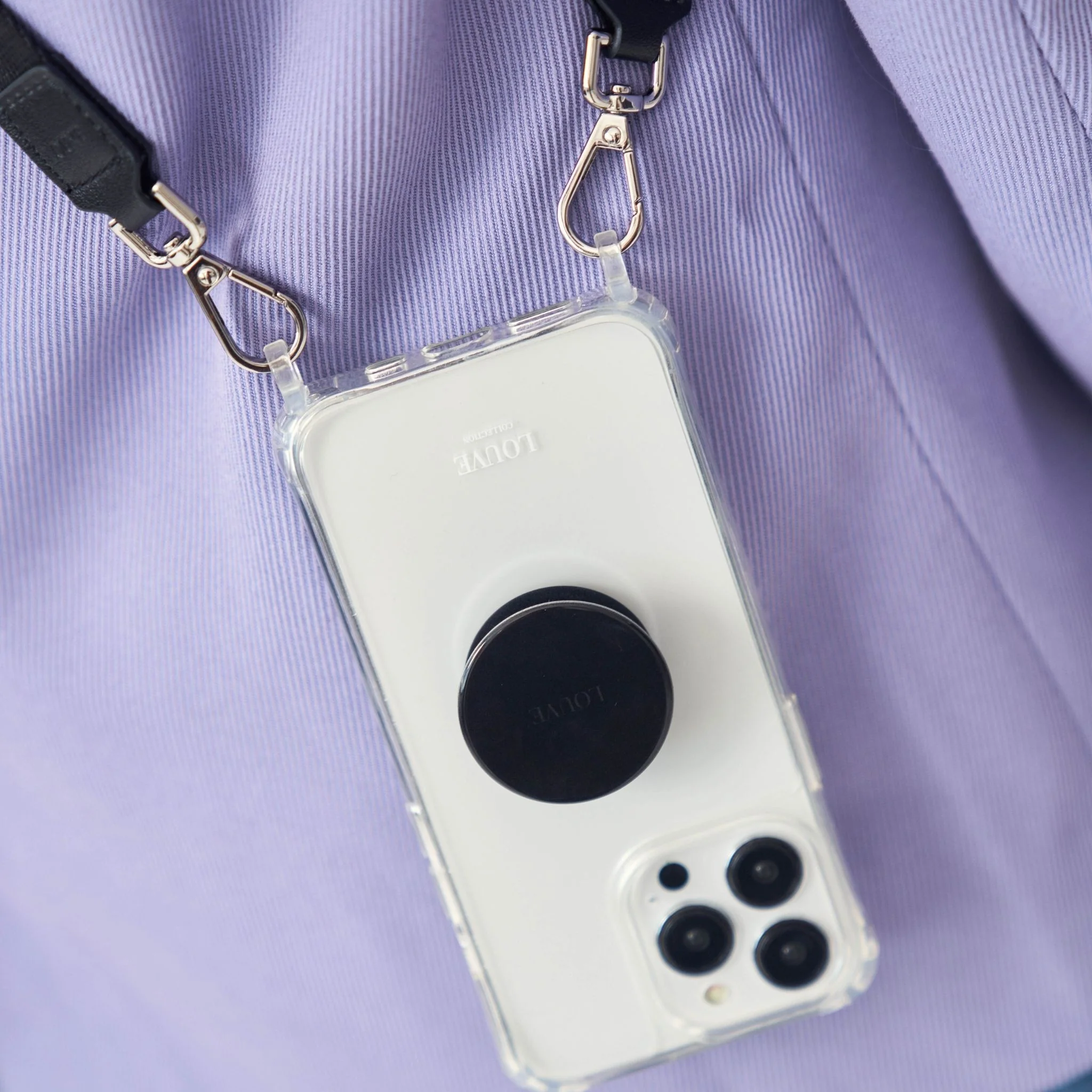 Classic Clear Crossbody Phone Case - Image 28