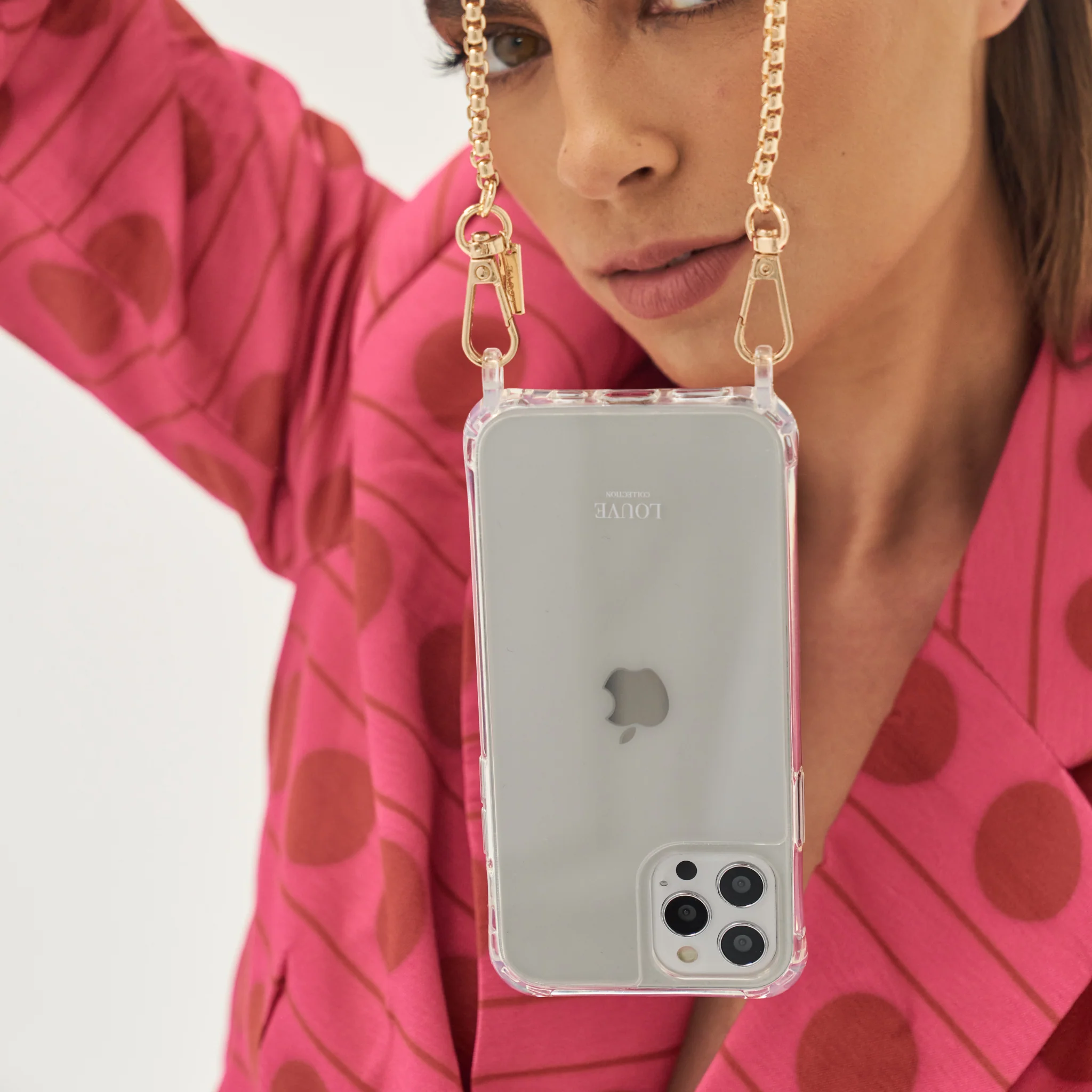 Classic Clear Crossbody Phone Case - Image 45