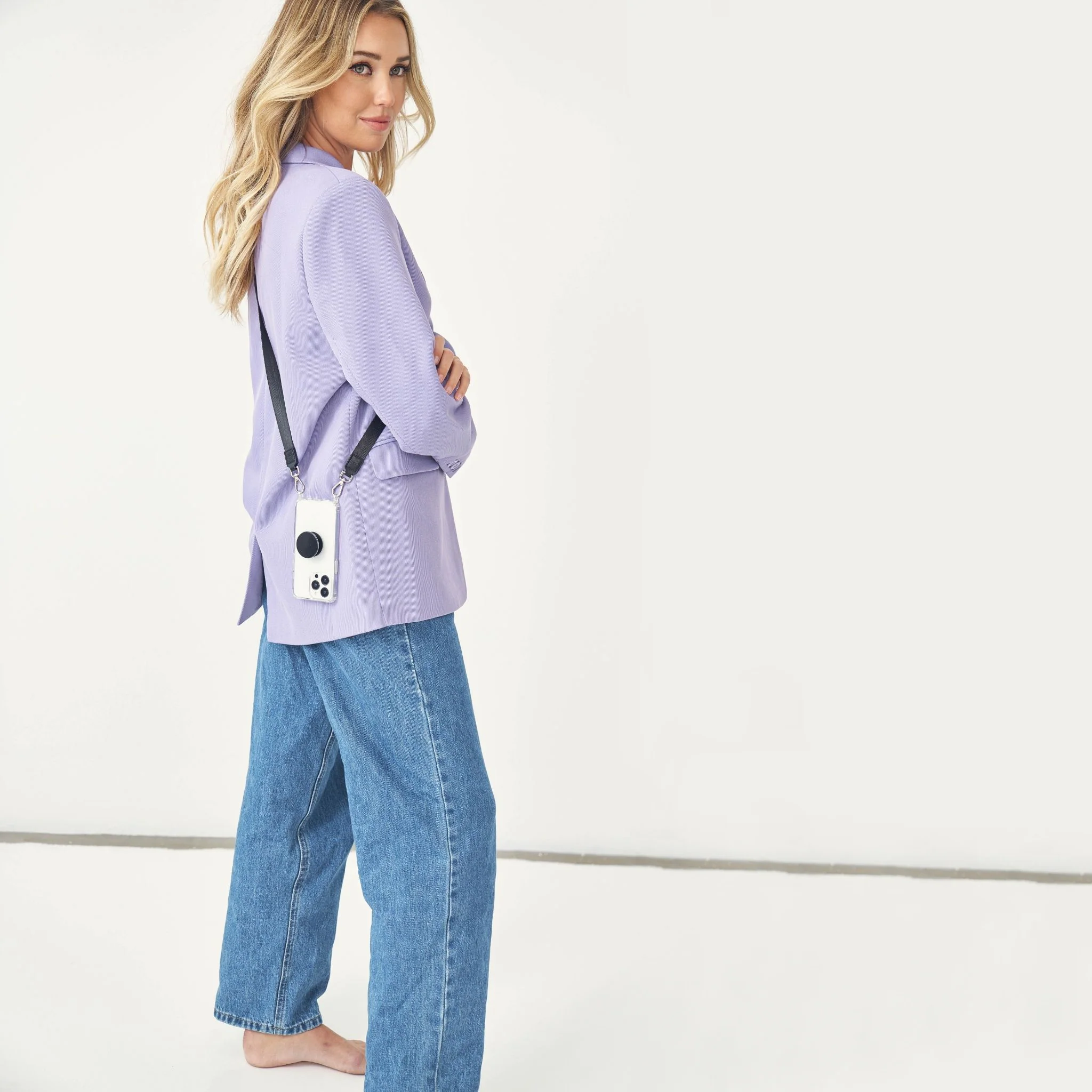 Classic Clear Crossbody Phone Case - Image 84