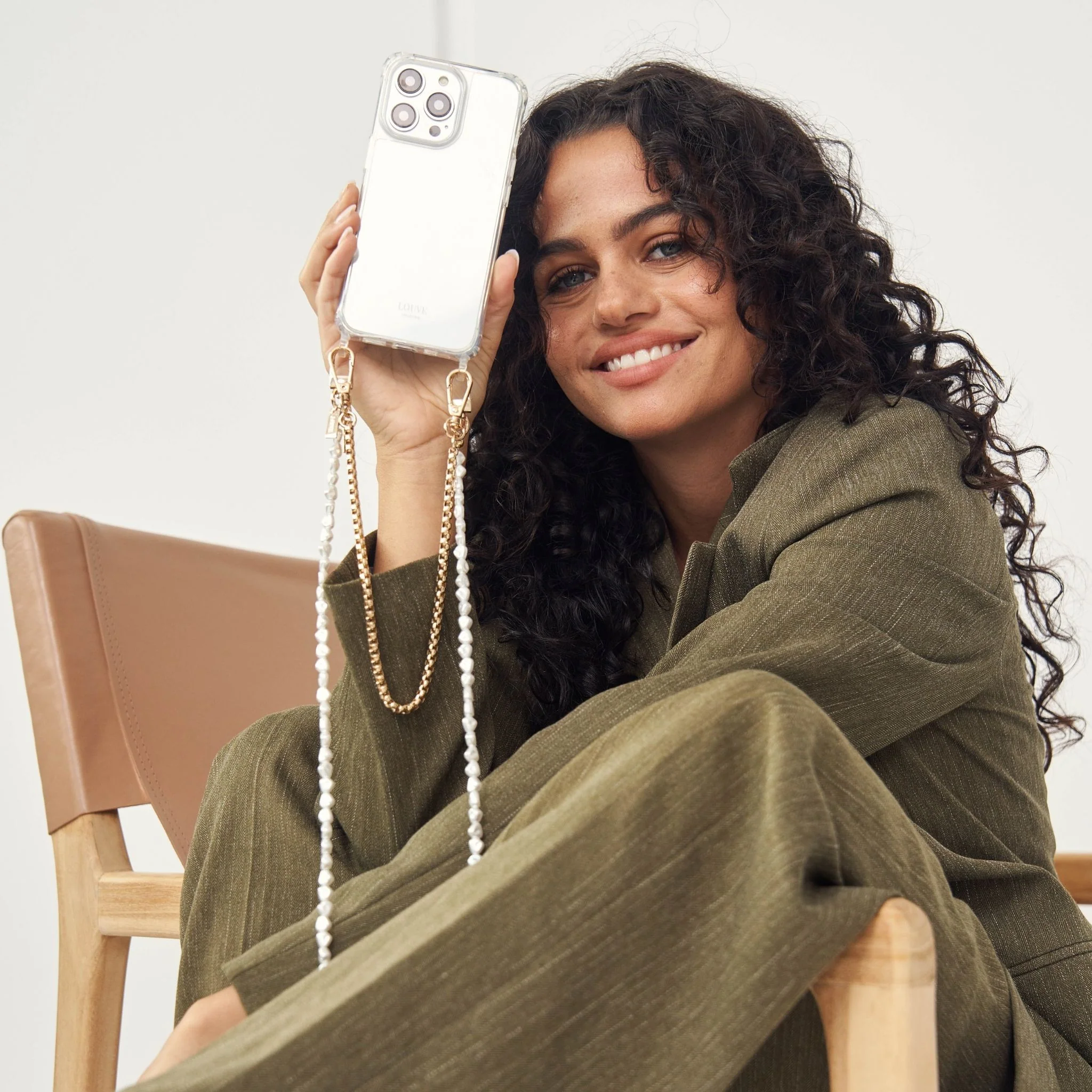 Classic Clear Crossbody Phone Case - Image 91