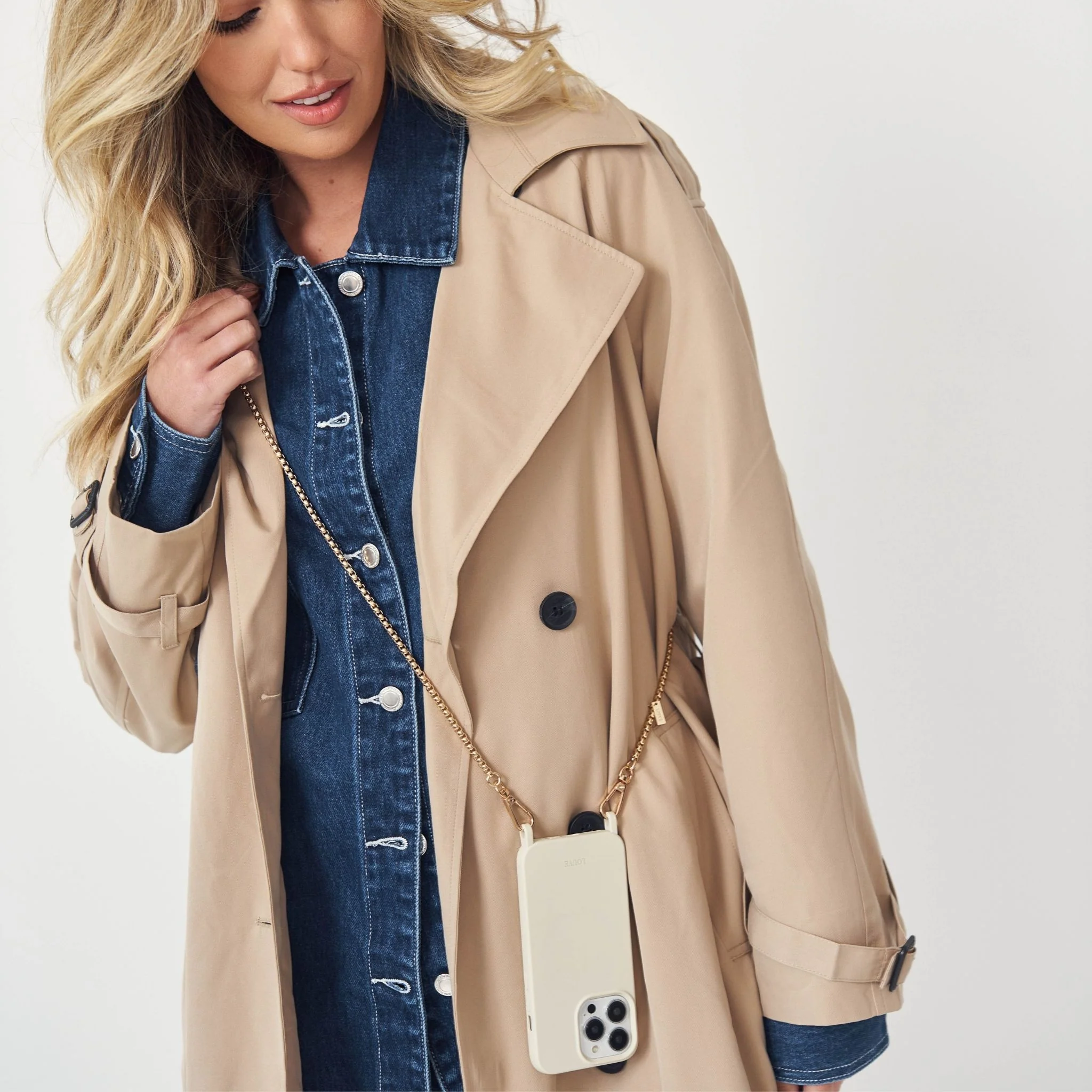 Coconut Off-White Crossbody Phone Case - Image 8