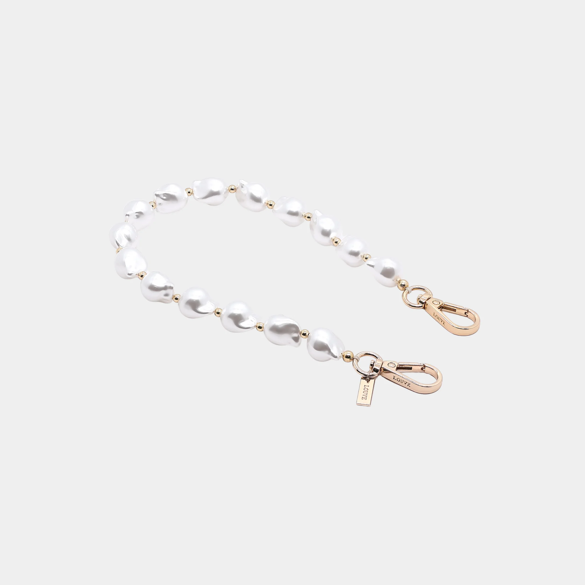 Daisy Pearl & Gold Phone Wristlet - Image 5