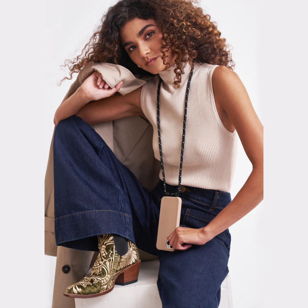 Desert Sand Beige Crossbody Phone Case - Image 14