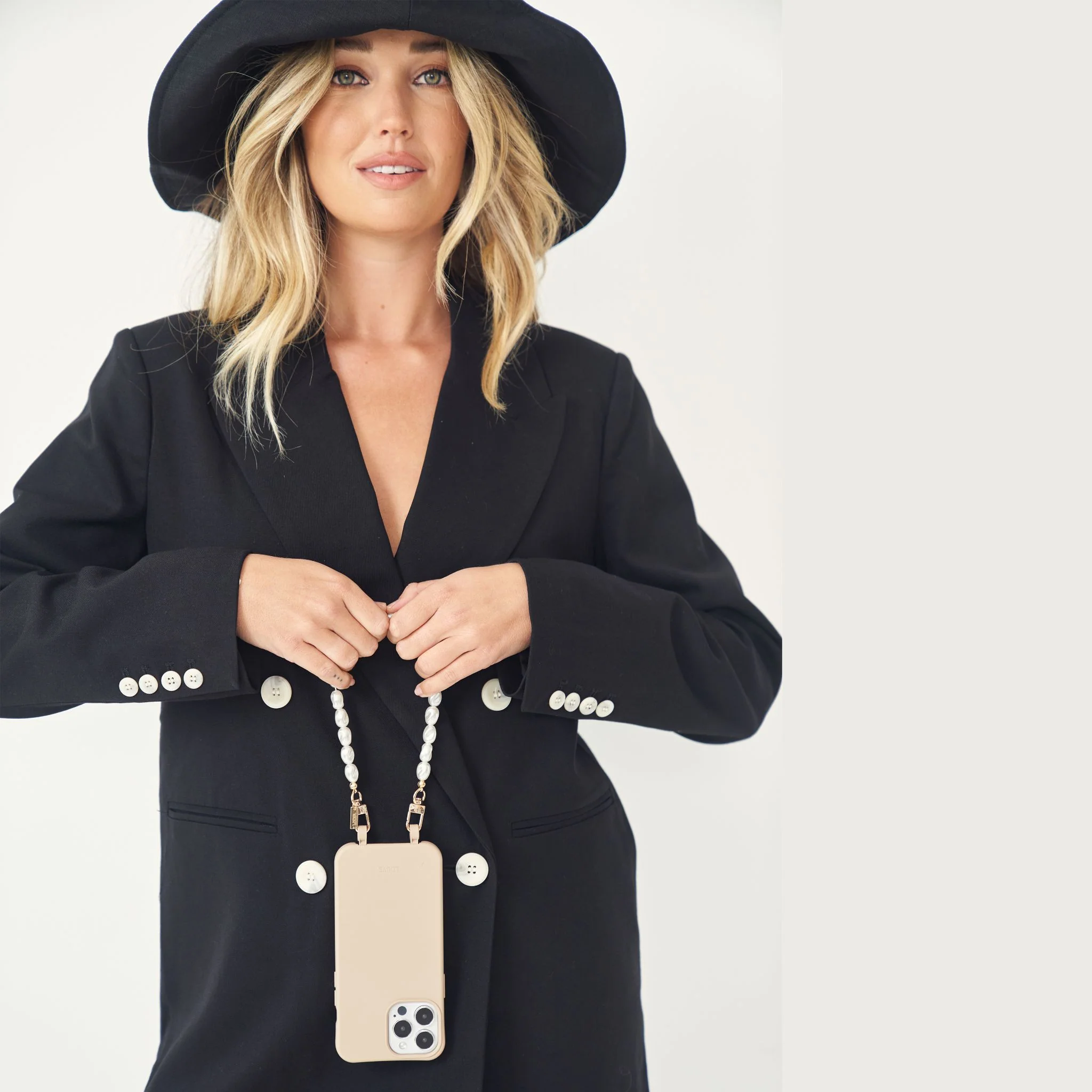 Desert Sand Beige Crossbody Phone Case - Image 6