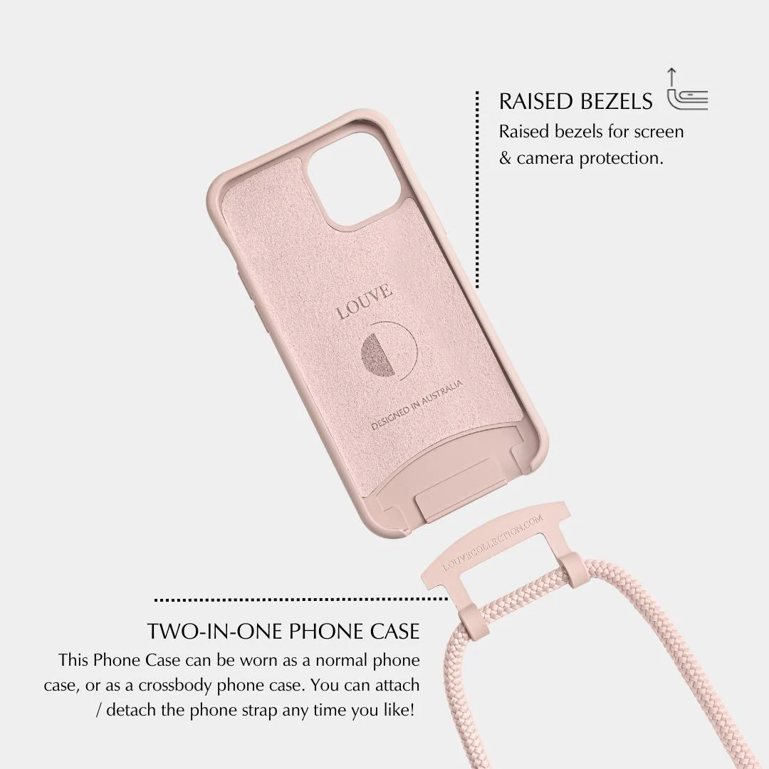 Dusty Pink Phone Case + Ava Chain - Image 5