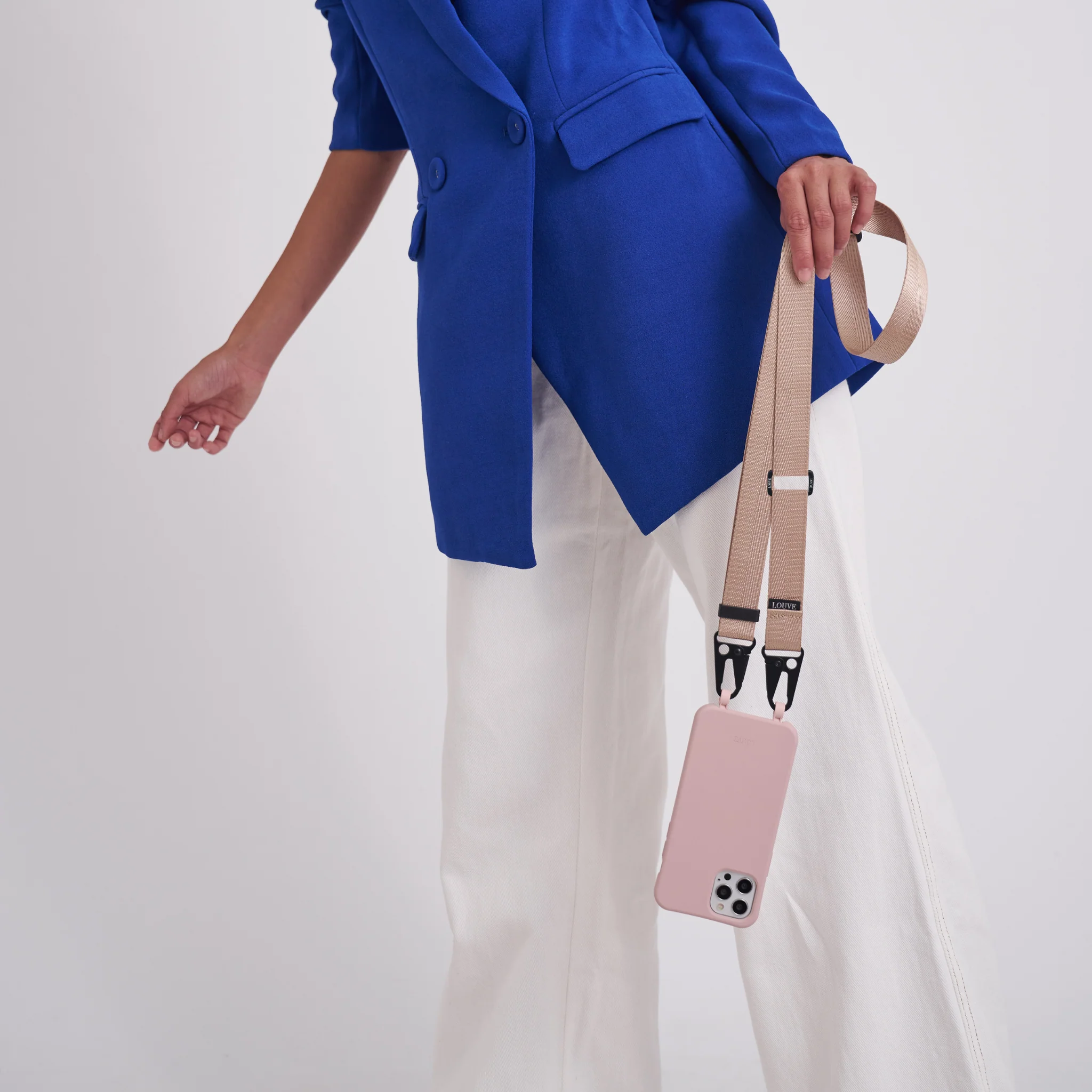 Latte Love Nude Crossbody Phone Lanyard - Image 9