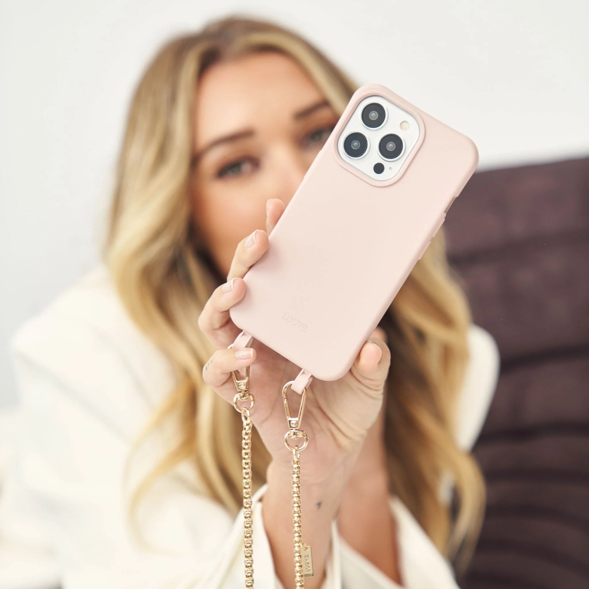 Gaia Gold-Plated Phone Wristlet - Image 24