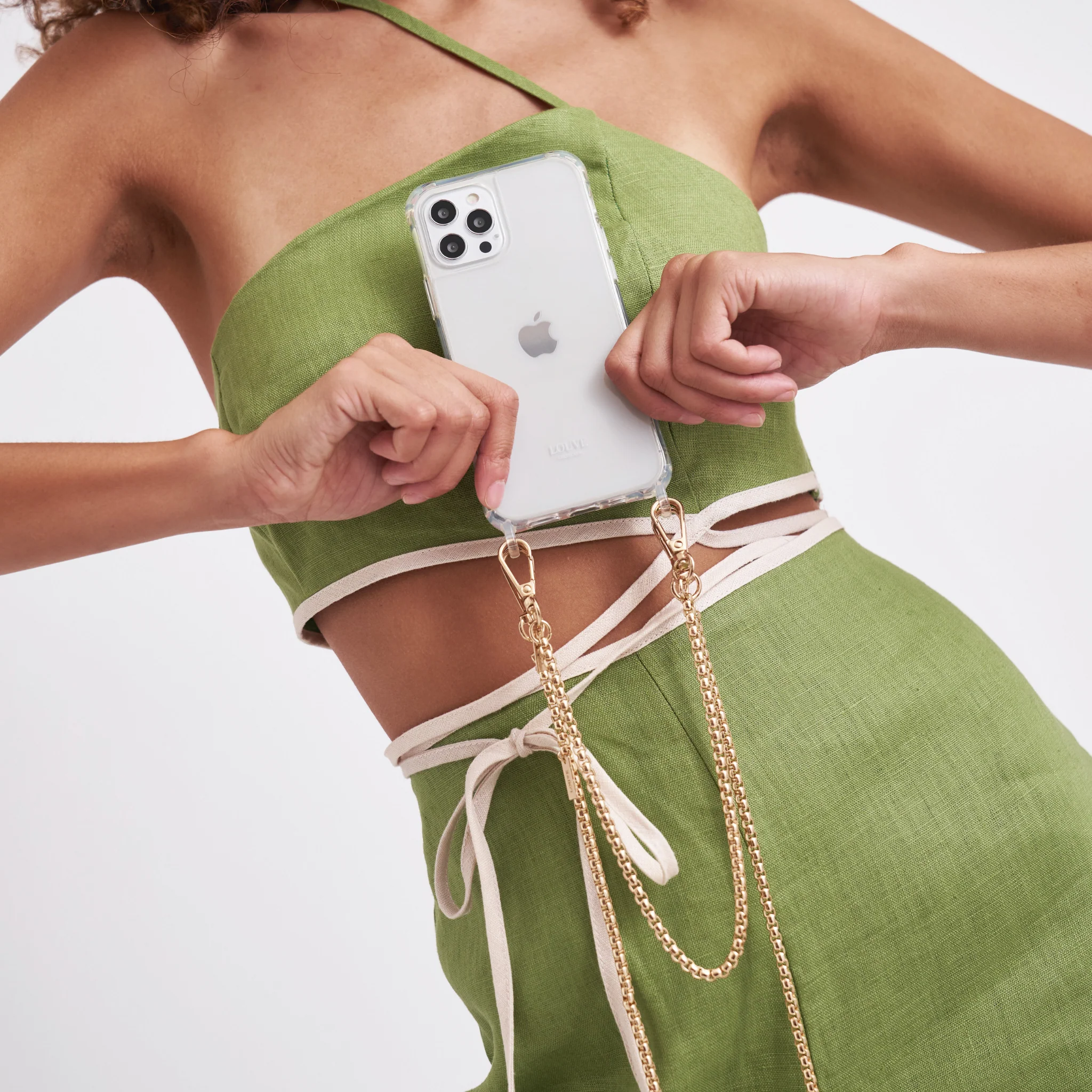 Gaia Gold-Plated Phone Wristlet - Image 39