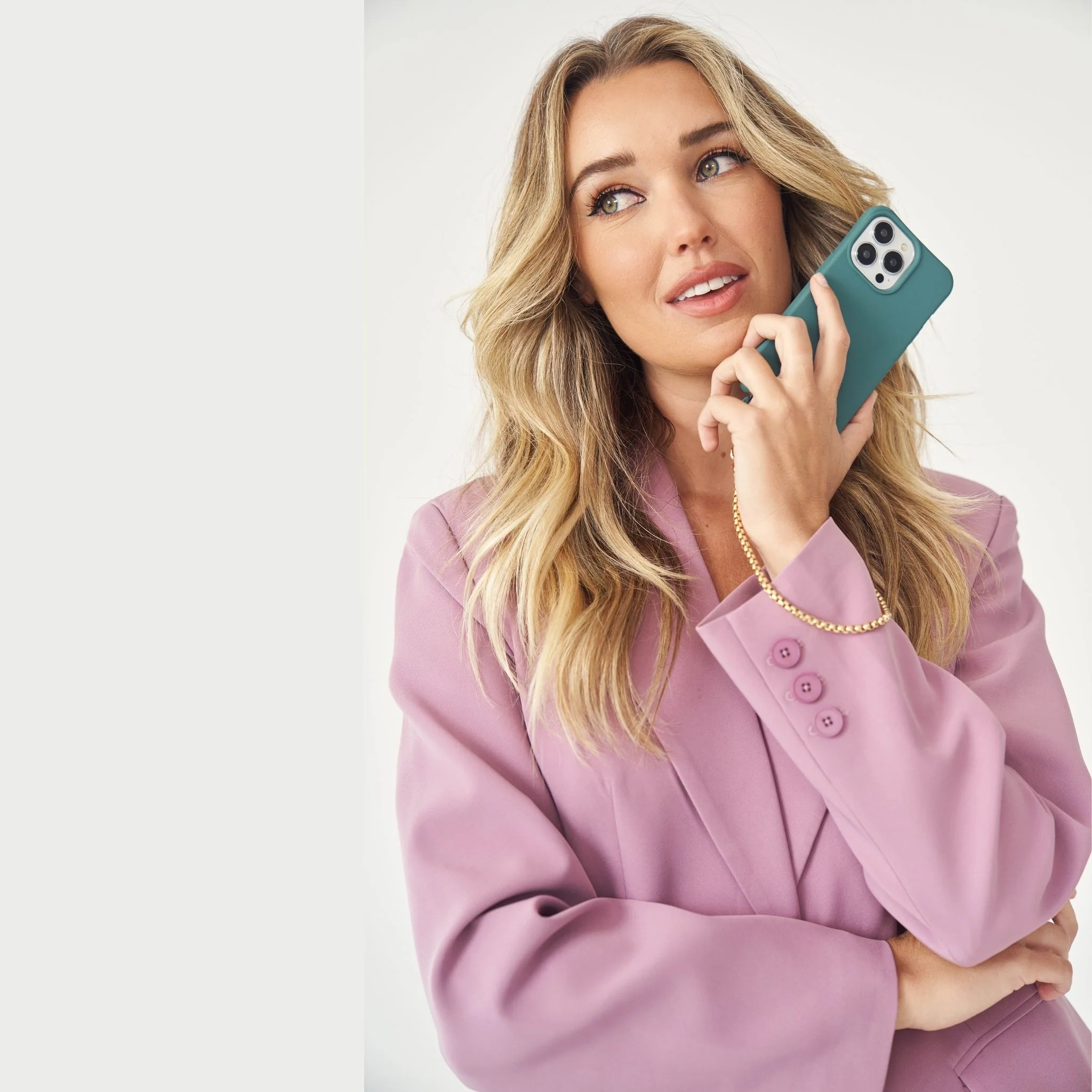 Gaia Gold-Plated Phone Wristlet - Image 44