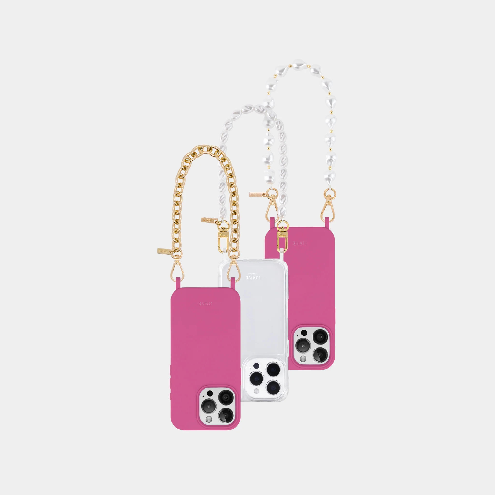 Hot Pink Crossbody Phone Case - Image 16