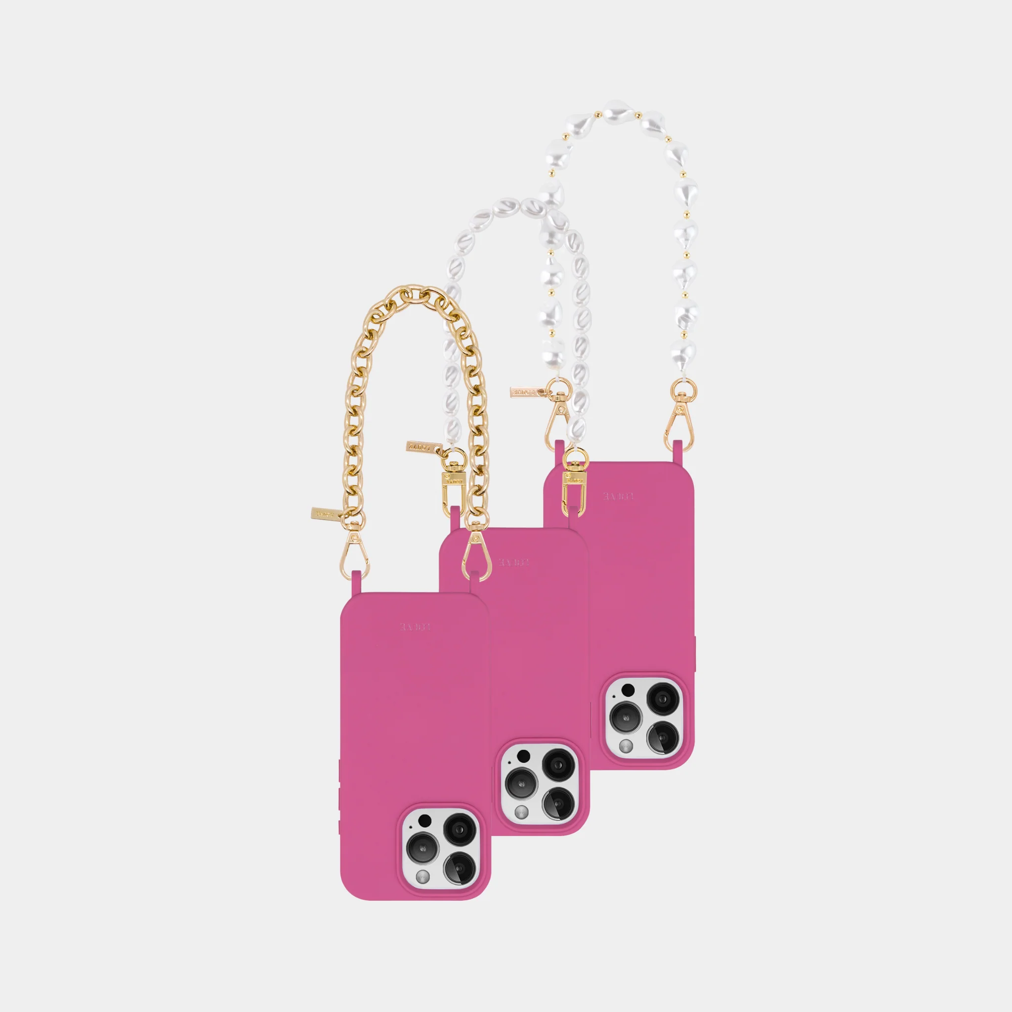 Hot Pink Crossbody Phone Case - Image 15