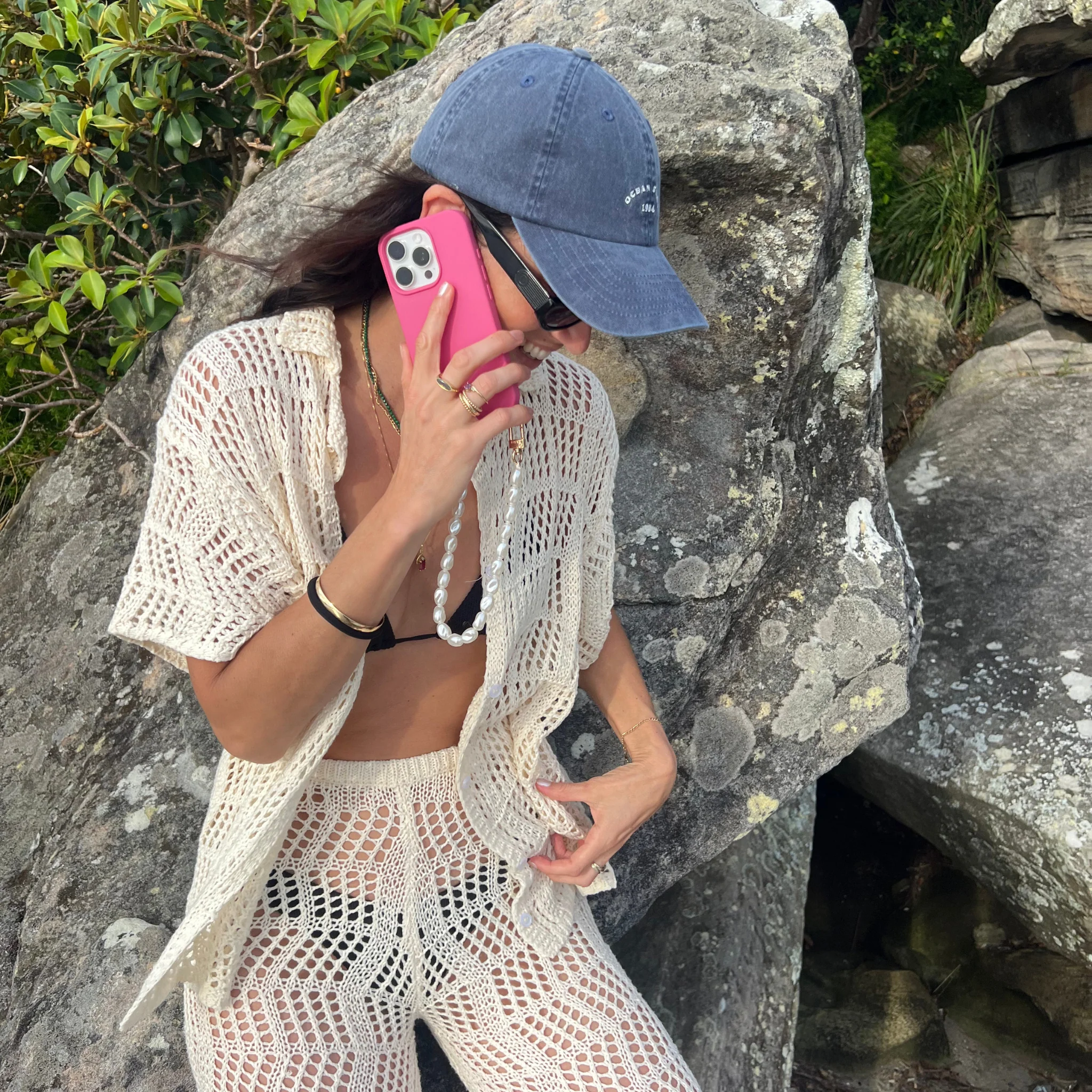 Hot Pink Crossbody Phone Case - Image 7