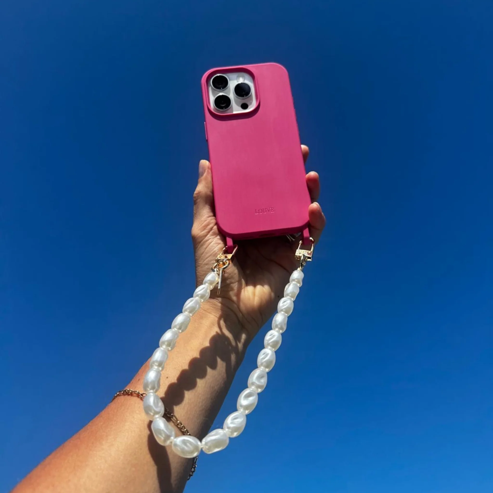 Hot Pink Crossbody Phone Case - Image 12