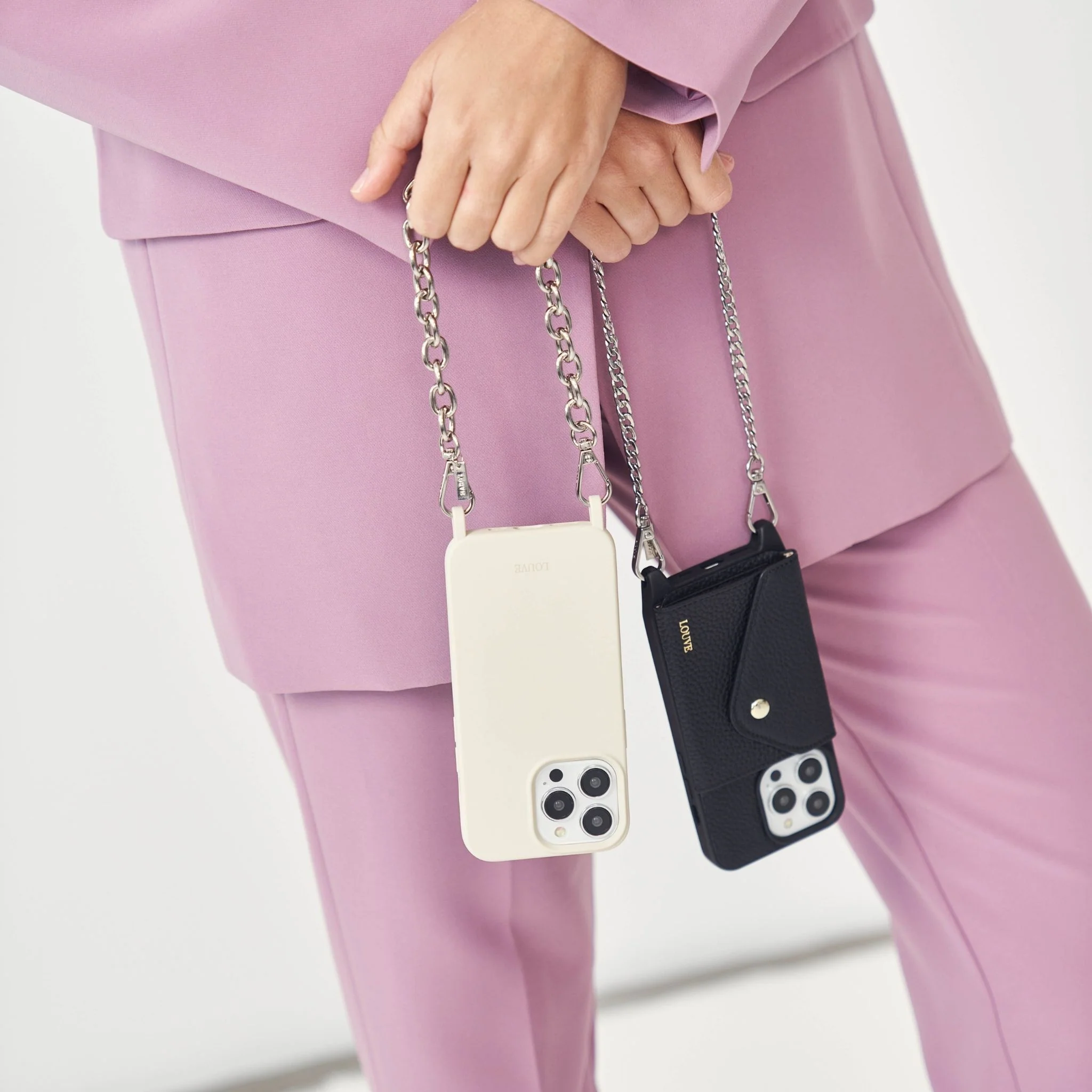 Coconut Off-White Crossbody Phone Case - Image 5