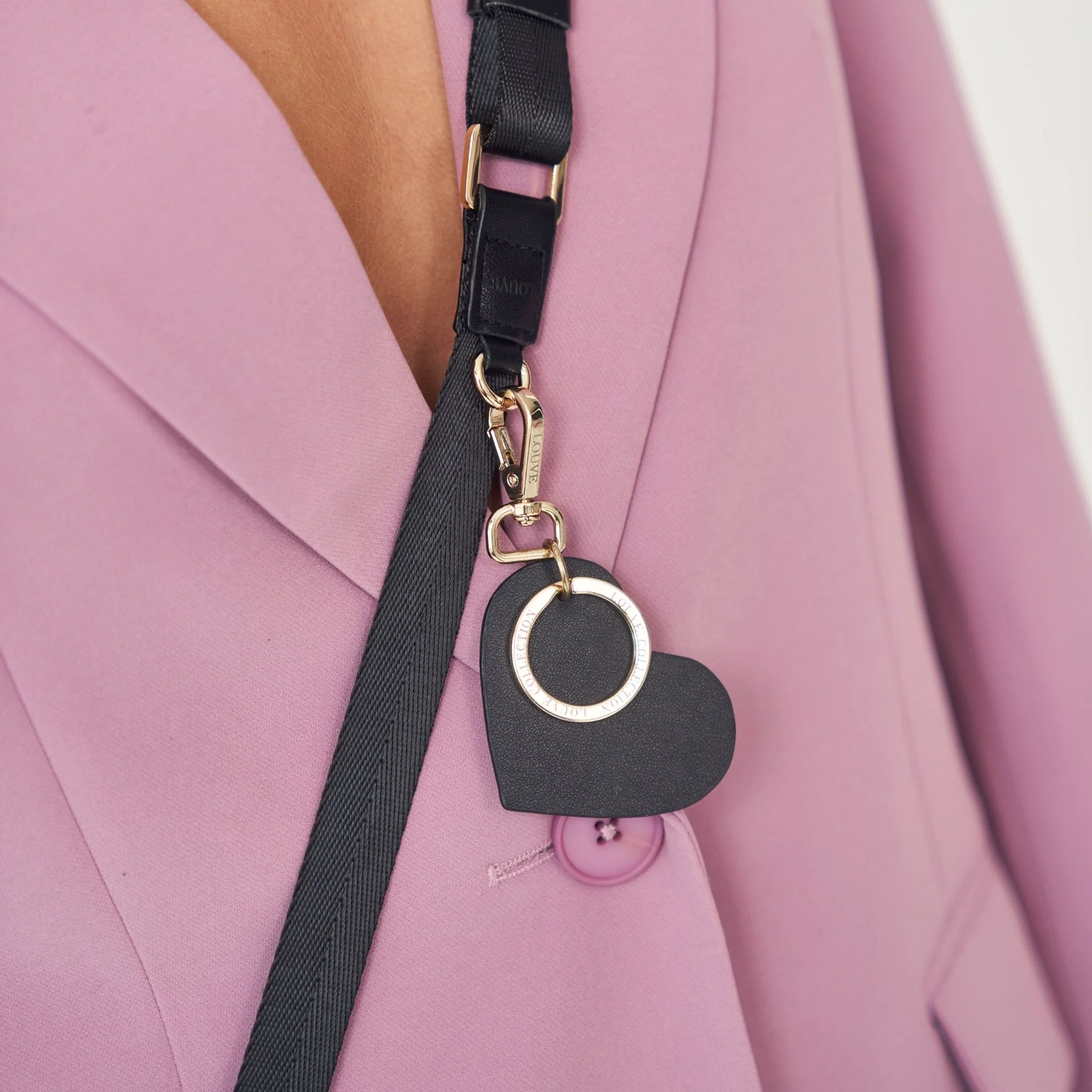 Key Chain | Black Leather Heart - Image 14