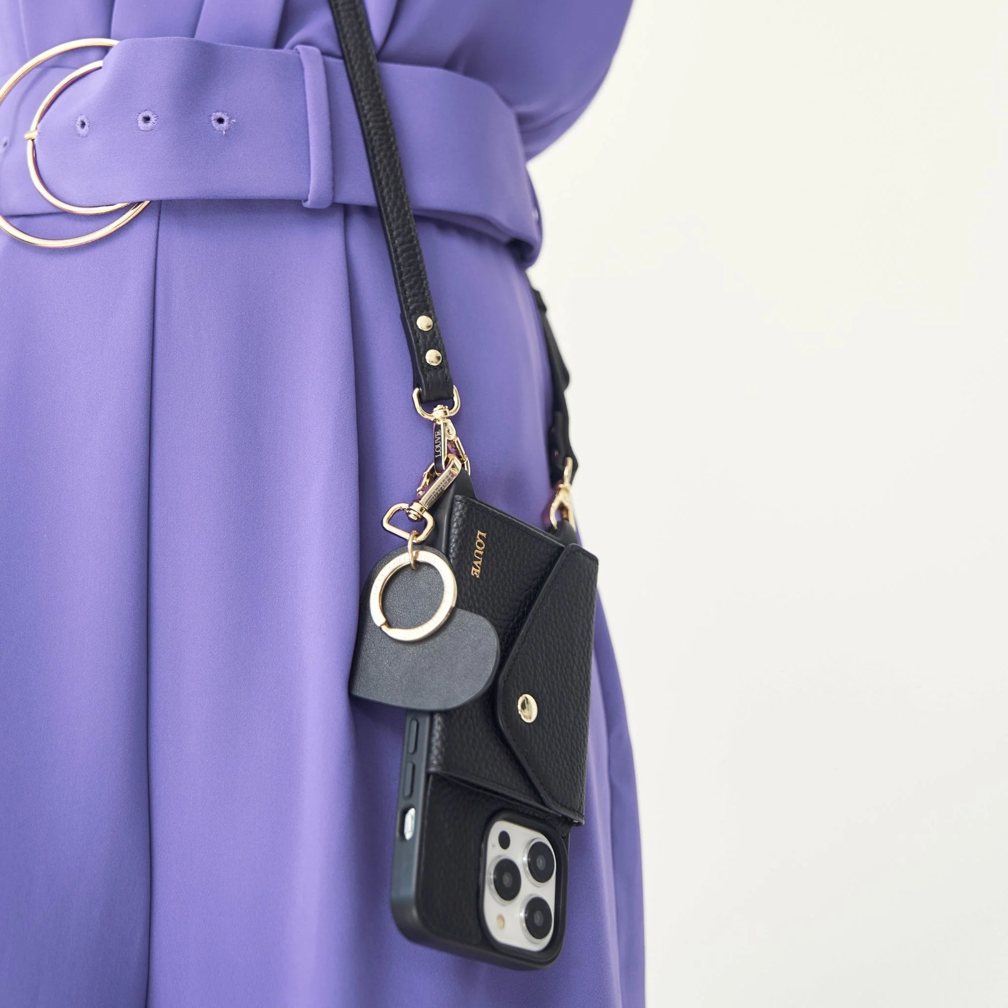 Key Chain | Black Leather Heart - Image 38