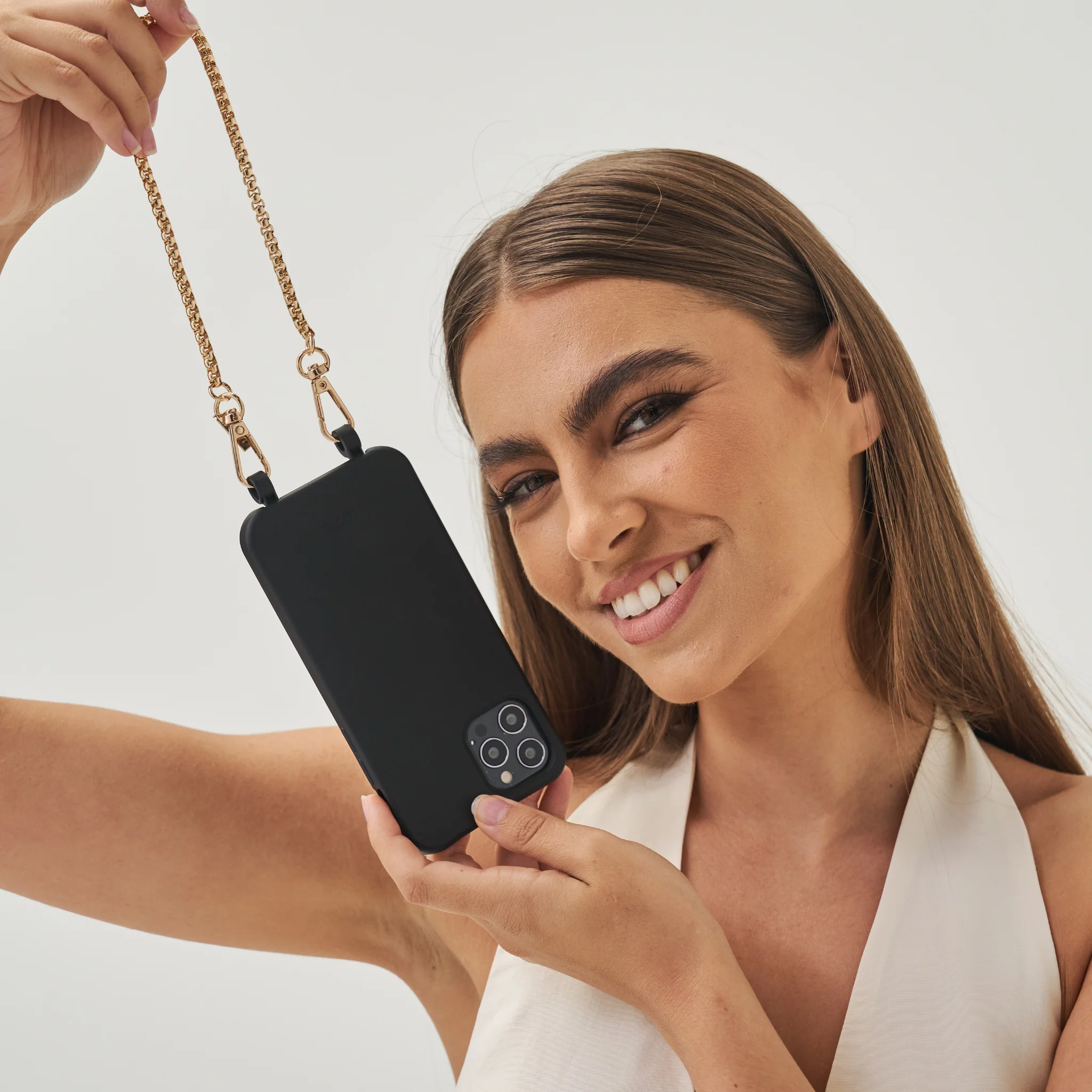 Le Café Noir Black Crossbody Phone Case - Image 4