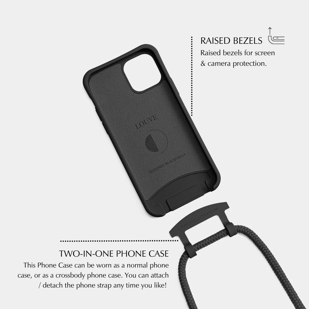 Black Phone Case + Pearl Chain - Image 7