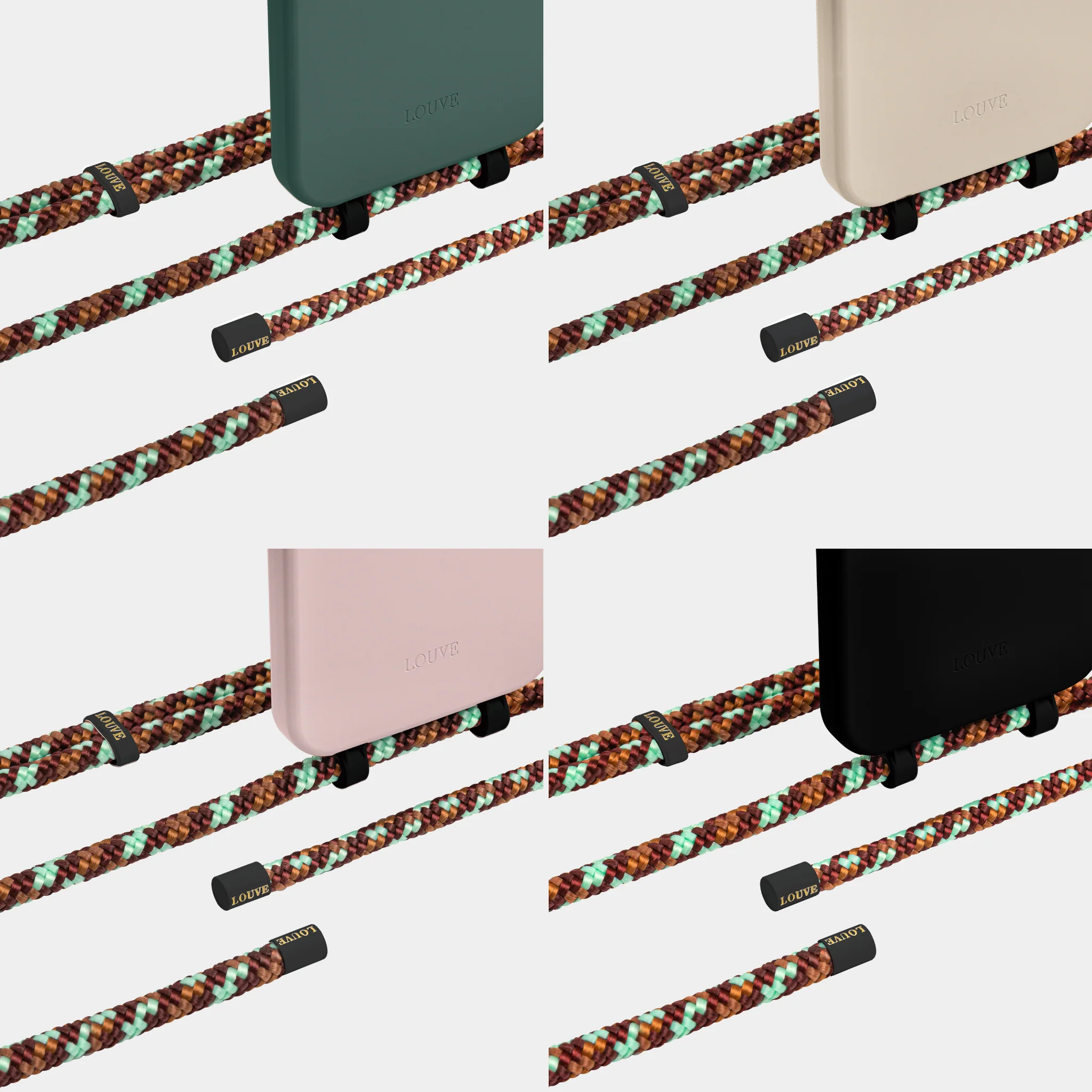 Marrakesh Flair Brown Crossbody Phone Strap - Image 8