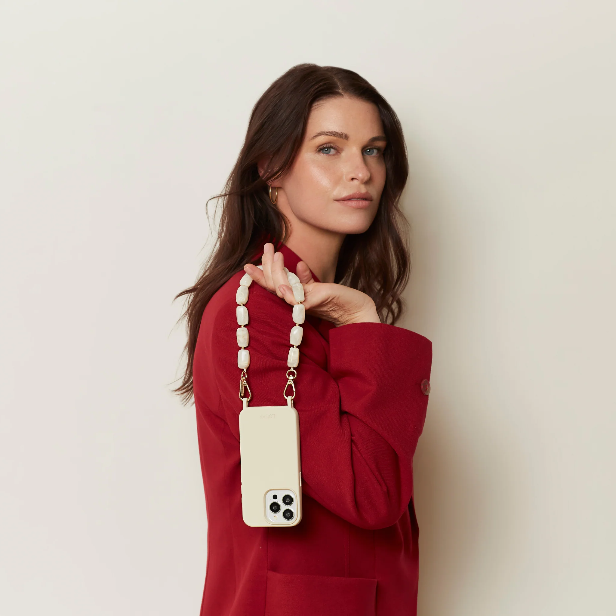 Coconut Off-White Crossbody Phone Case - Image 16