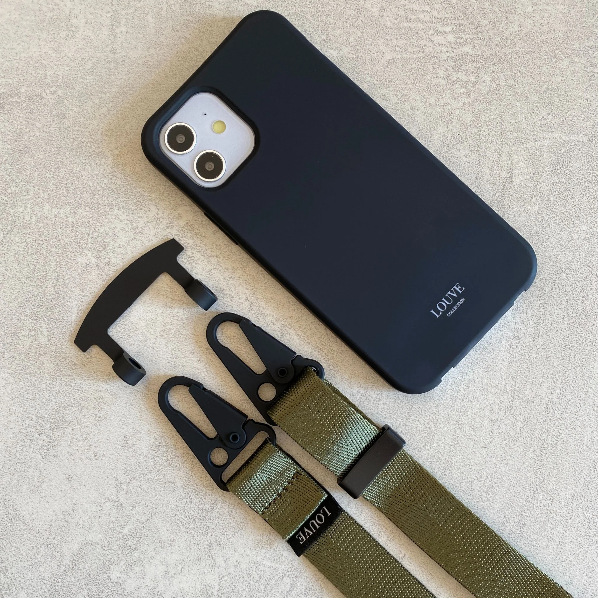 Olive Green Crossbody Phone Lanyard - Image 23