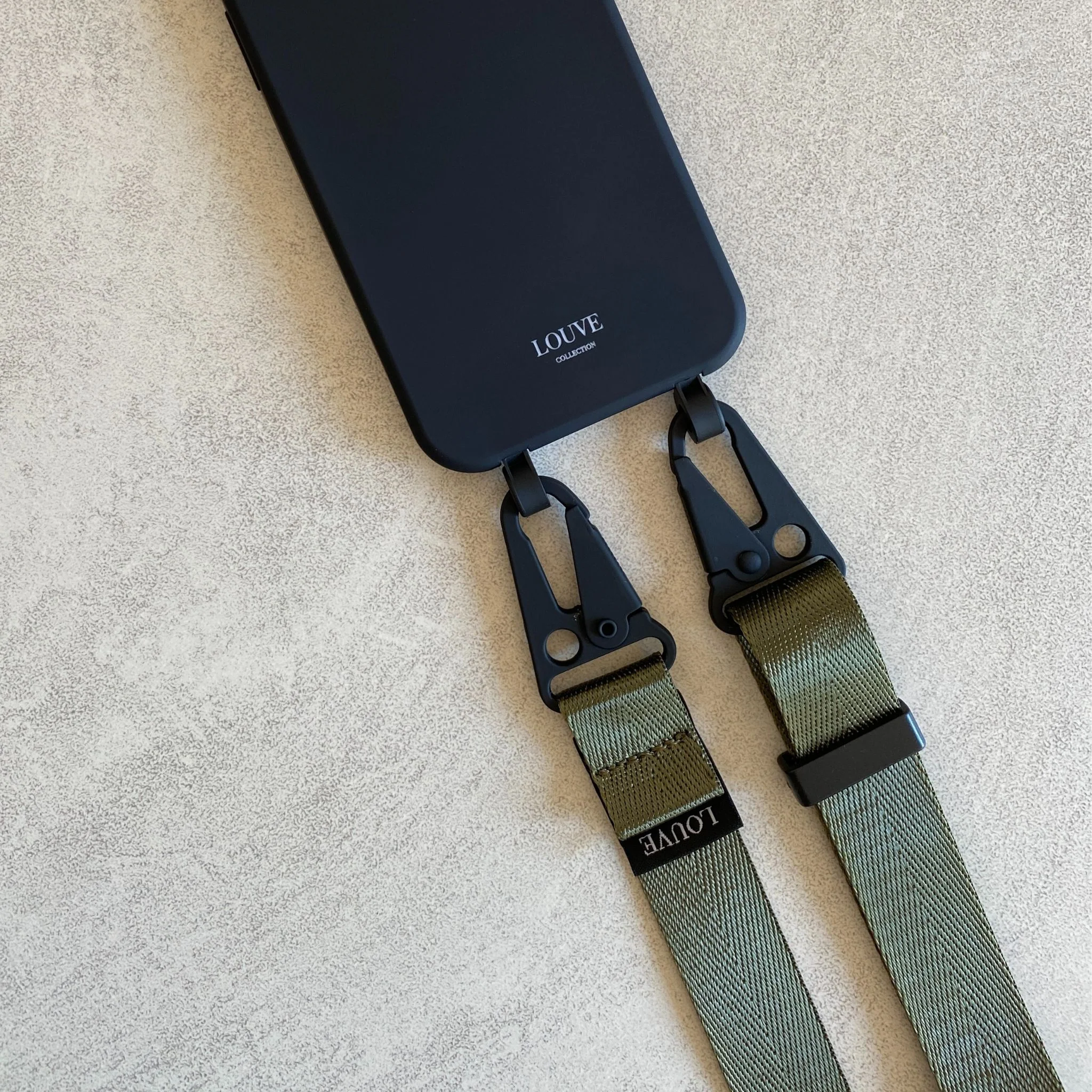 Olive Green Crossbody Phone Lanyard - Image 24