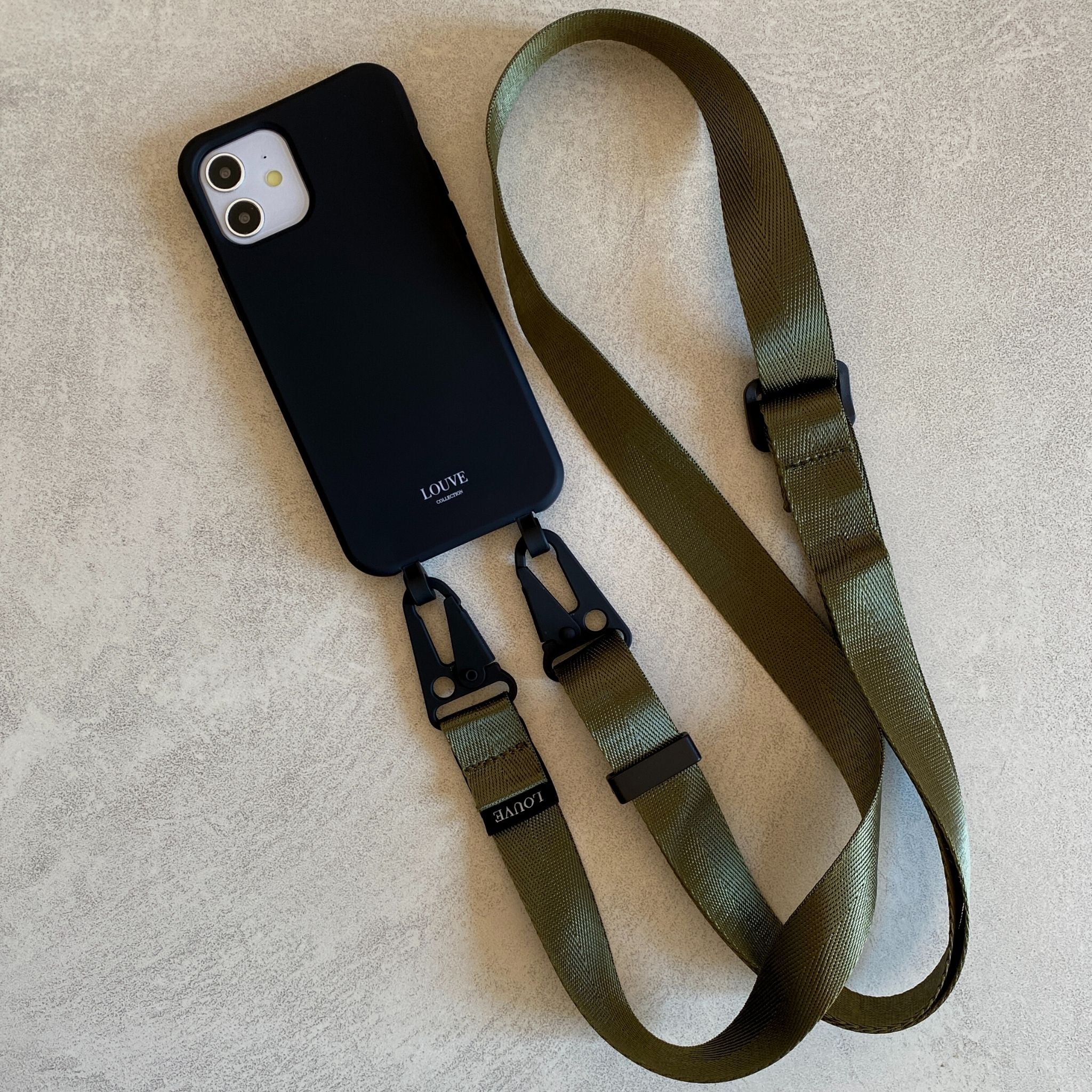 Olive Green Crossbody Phone Lanyard - Image 25