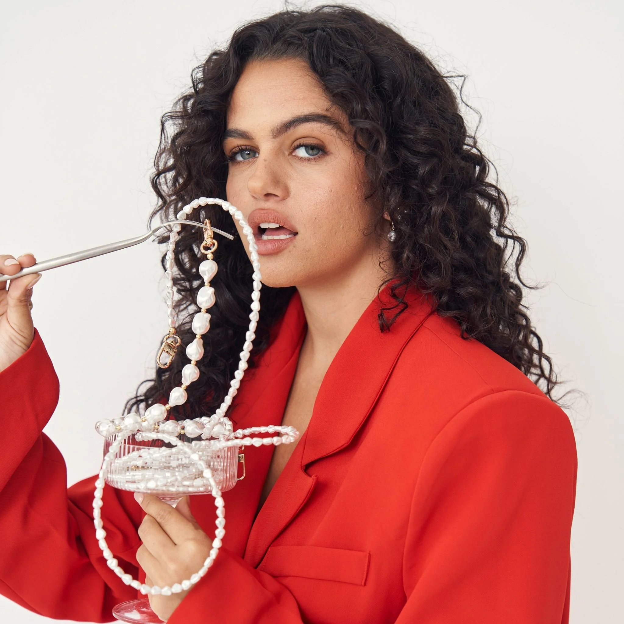 Pearl Crossbody Phone Chain - Image 16