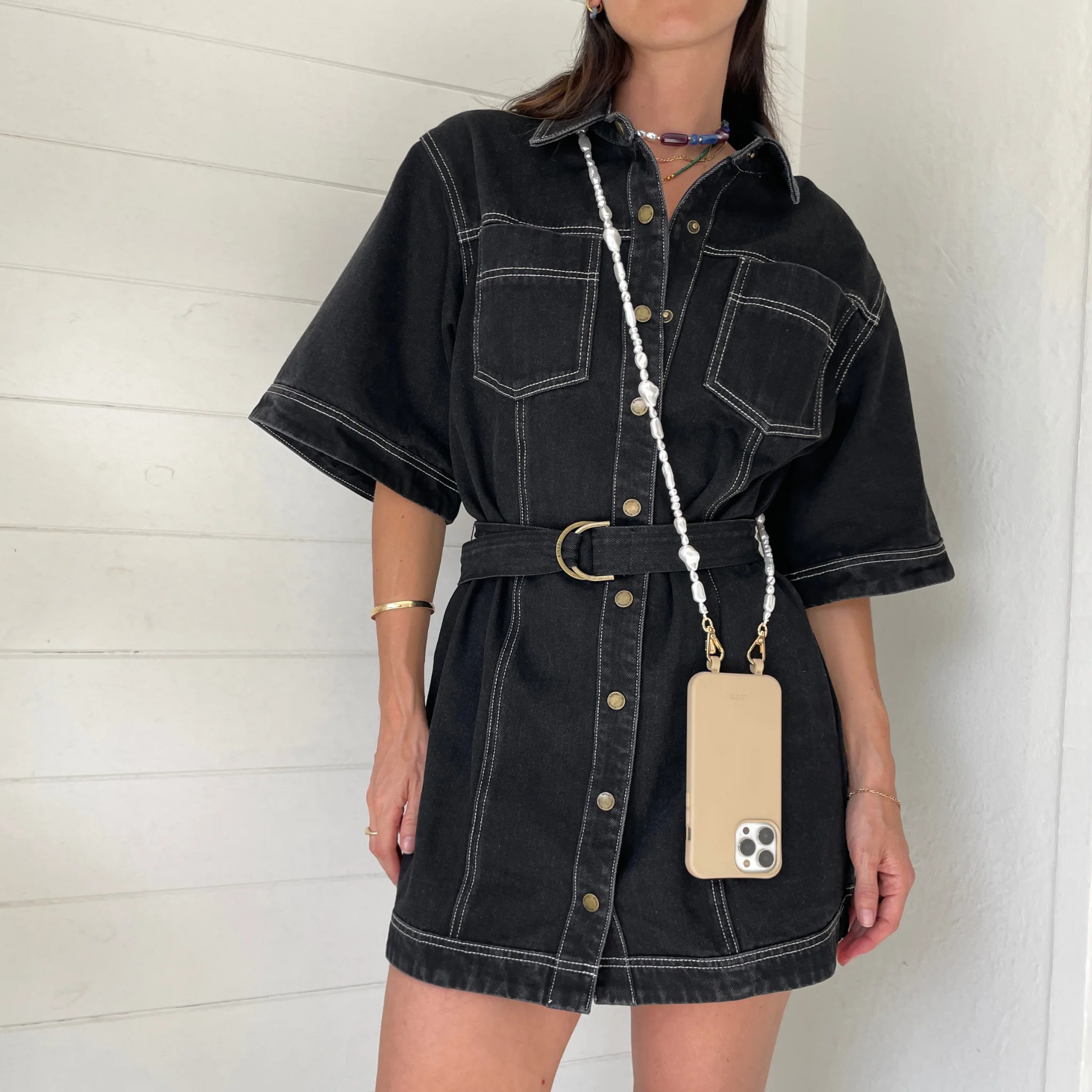 Moon Pearl Crossbody Phone Chain - Image 14