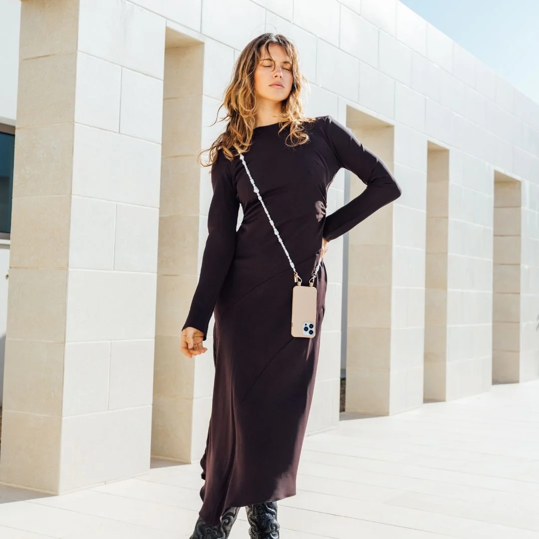 Moon Pearl Crossbody Phone Chain - Image 8