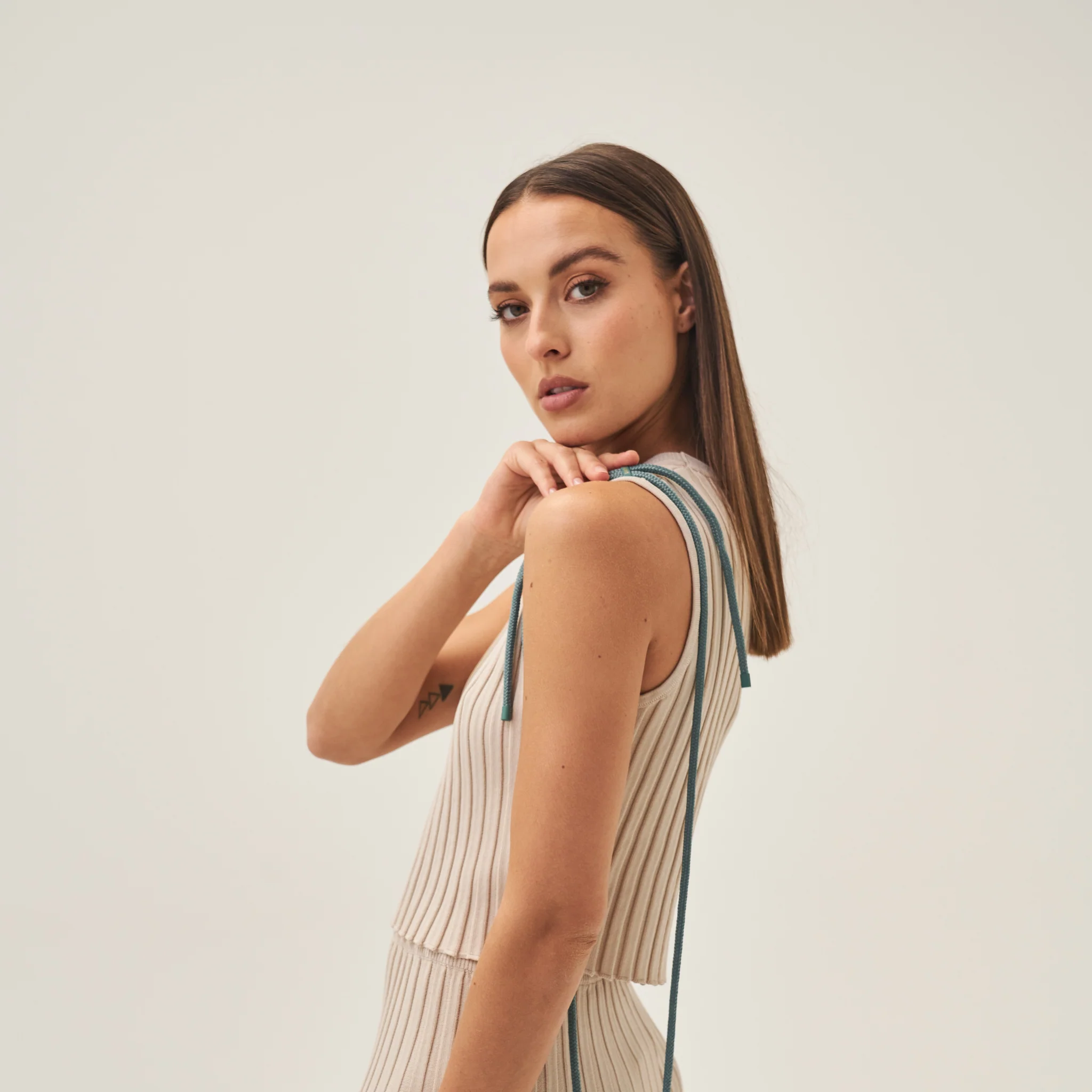 Pure Pine Green Crossbody Phone Strap - Image 3