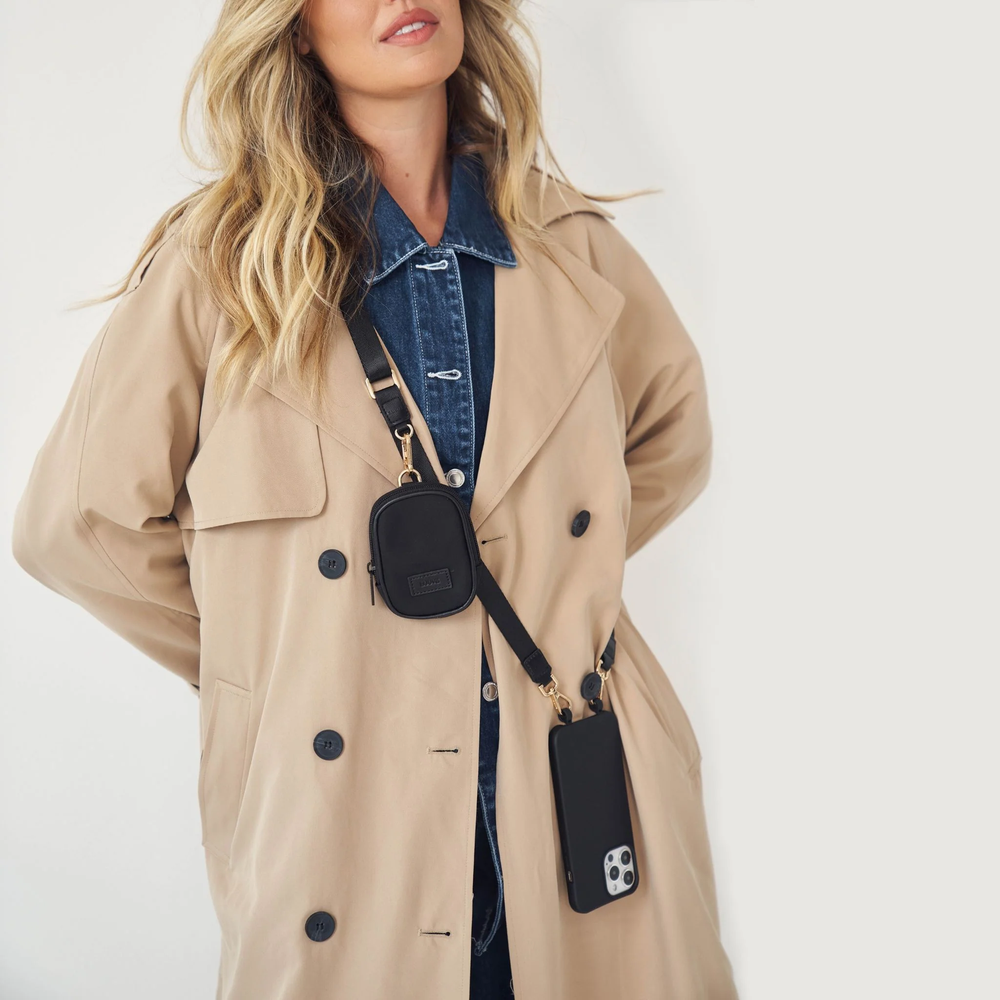 Recycled Nylon Mini Bag | Black - Image 6