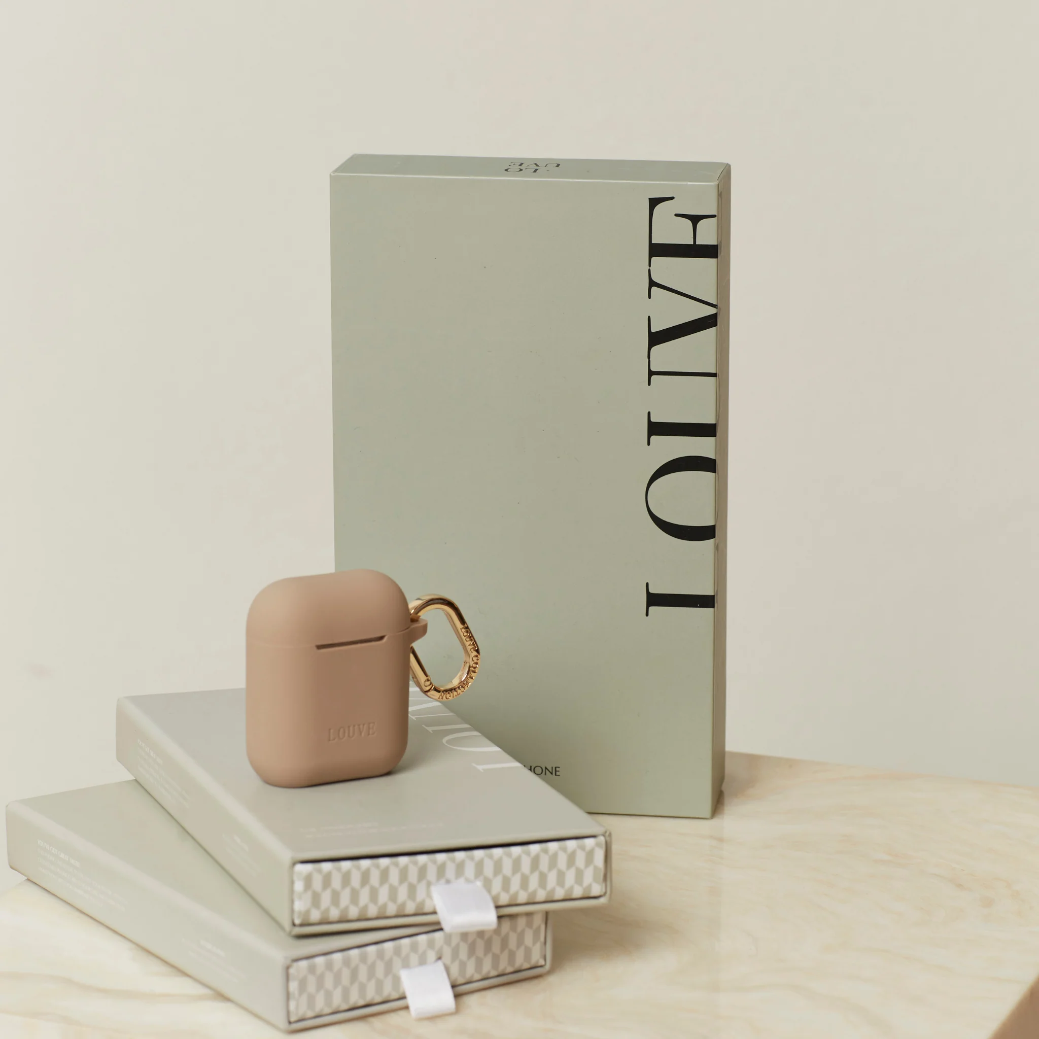 Silicone AirPods Case | Beige - Image 14