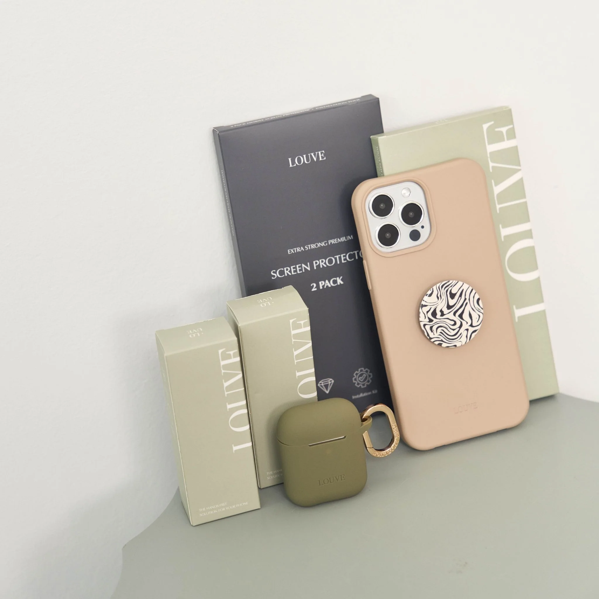 Silicone Airpods Case | Khaki - Image 11