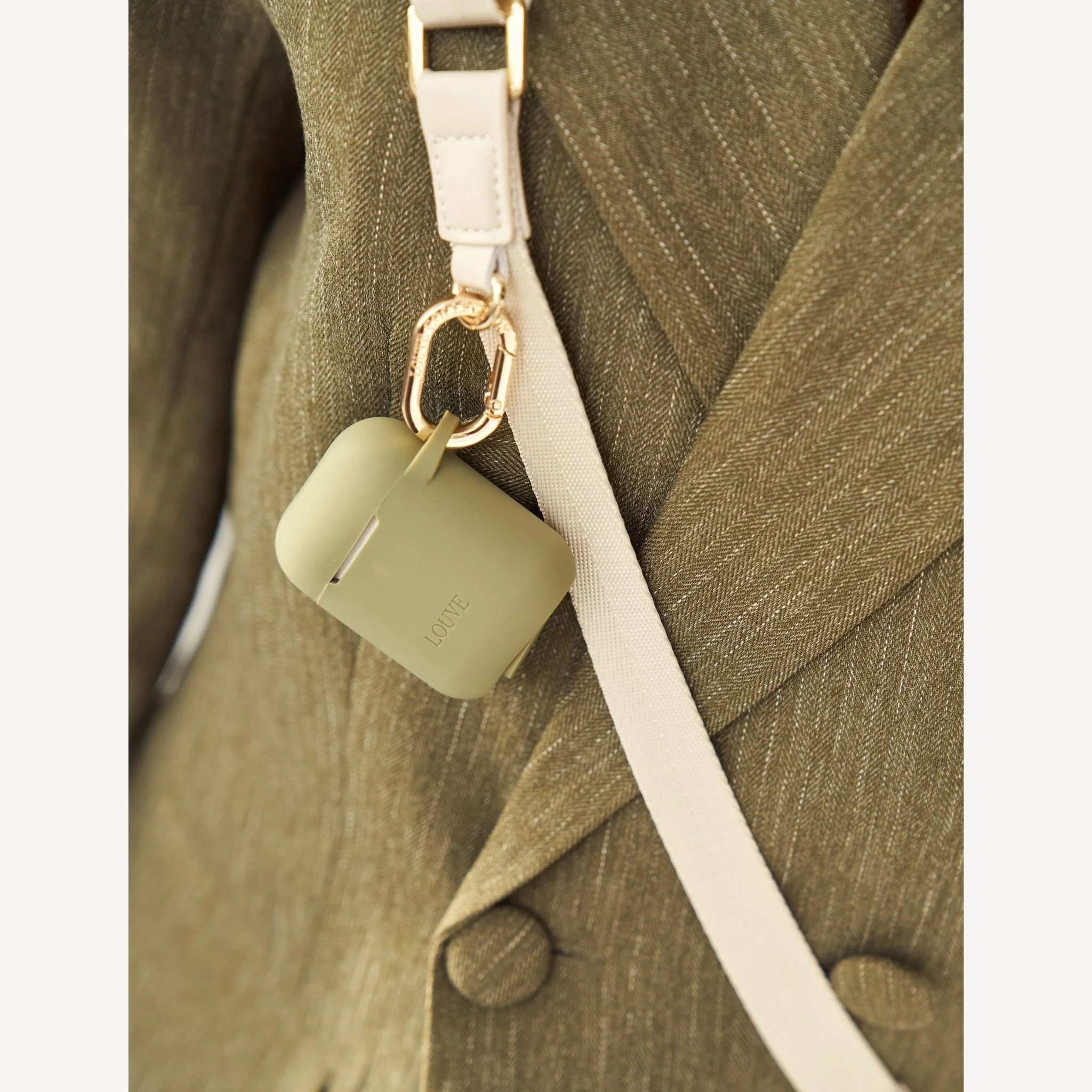 Silicone Airpods Case | Khaki - Image 10