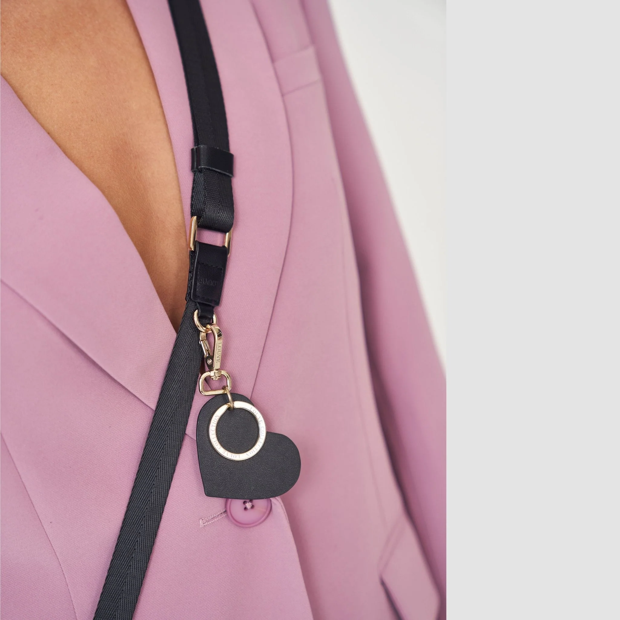 Key Chain | Black Leather Heart - Image 13